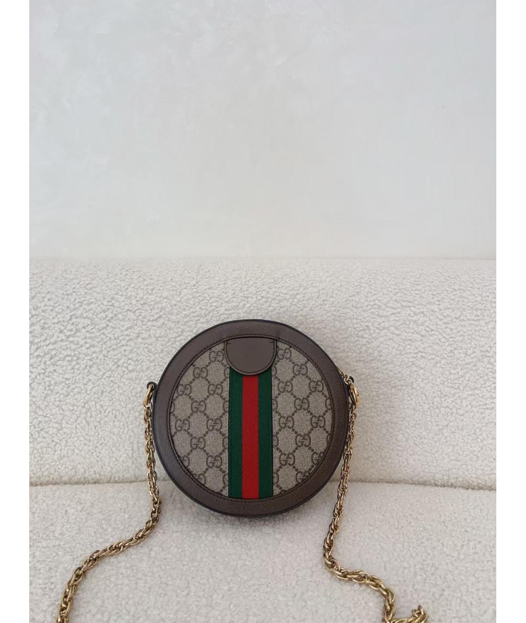 GUCCI Коричневая сумка через плечо, фото 2