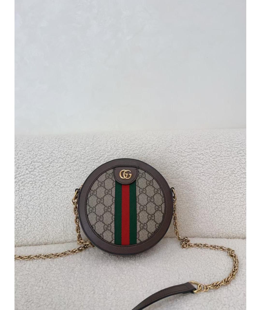 GUCCI Коричневая сумка через плечо, фото 4