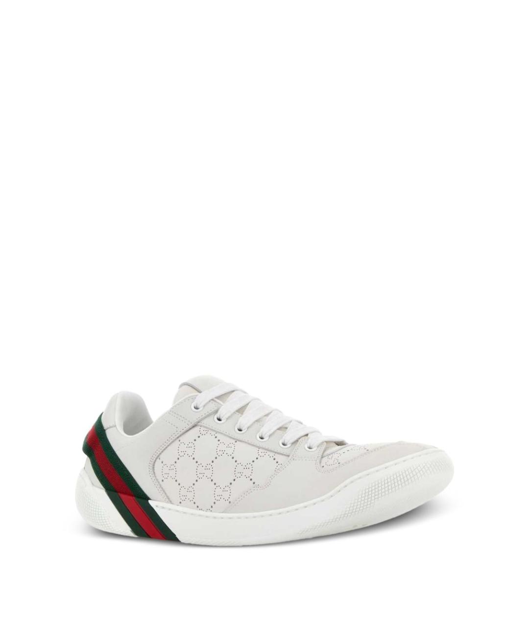 GUCCI Кожаные низкие кроссовки / кеды, фото 2