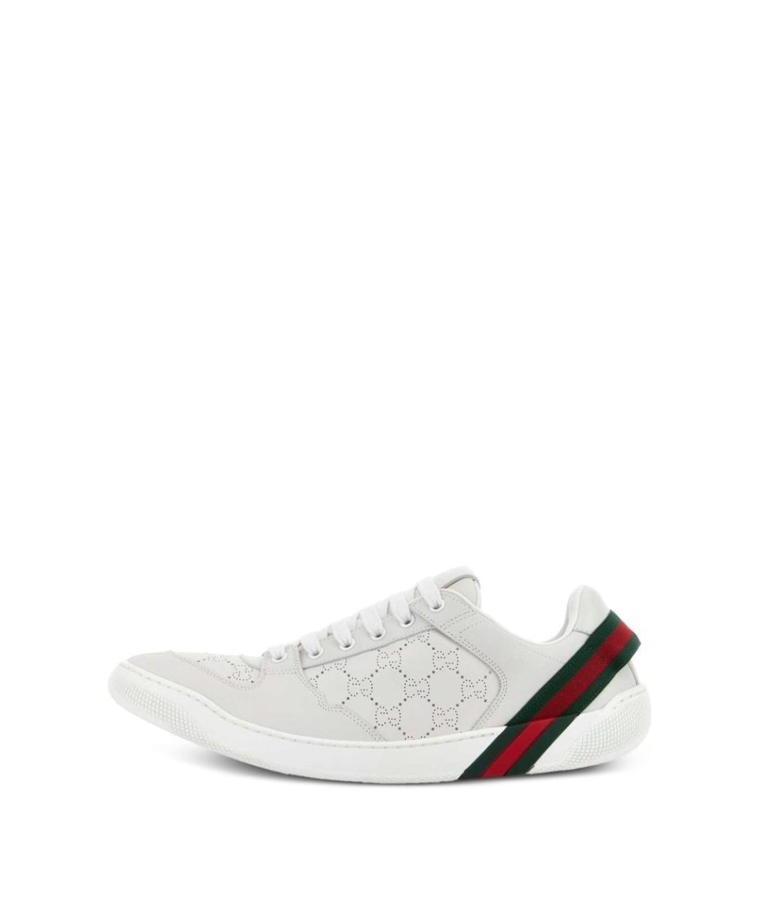 GUCCI Кожаные низкие кроссовки / кеды, фото 3