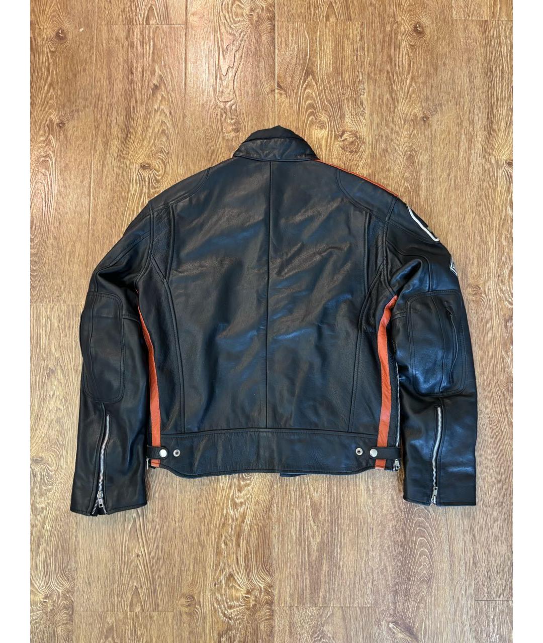 Harley Davidson Черная кожаная куртка, фото 2