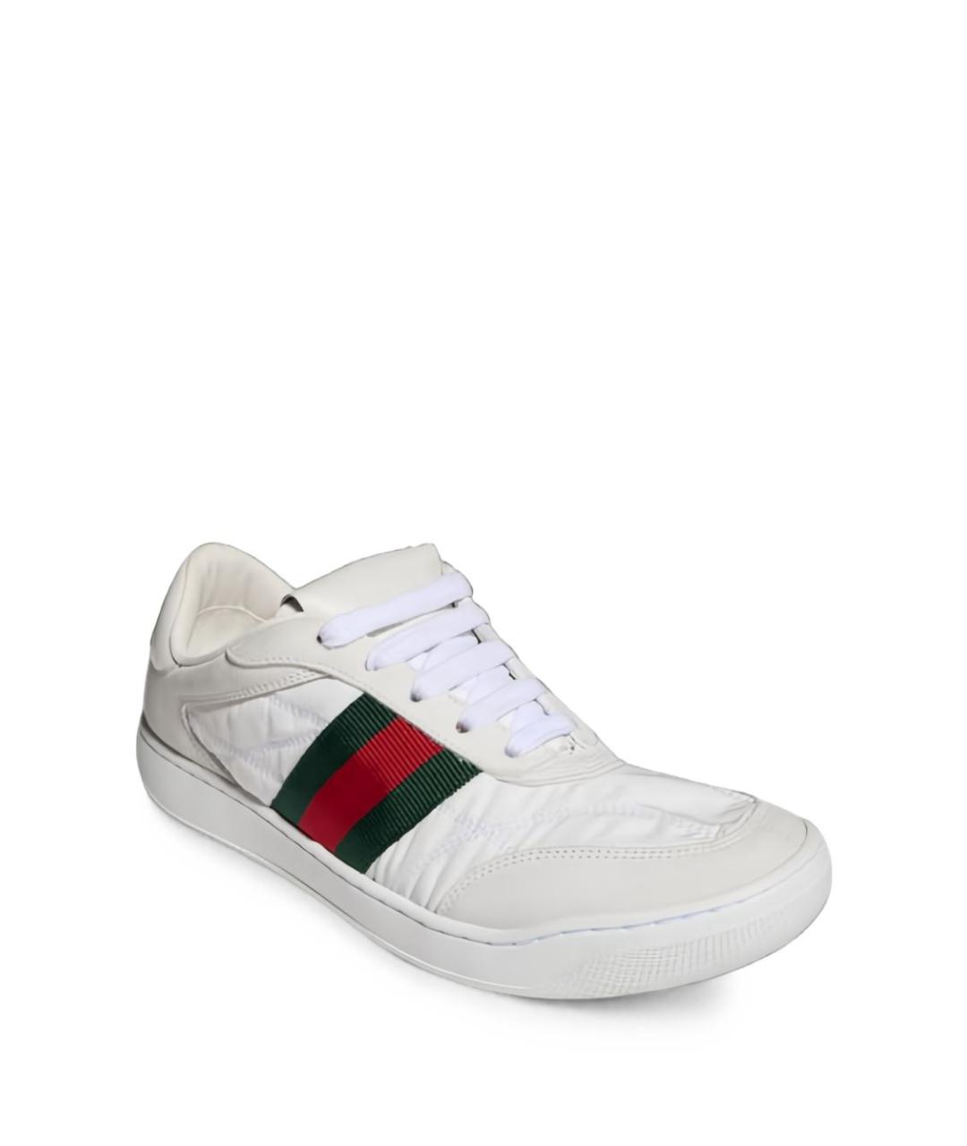 GUCCI Белые синтетические кроссовки, фото 2
