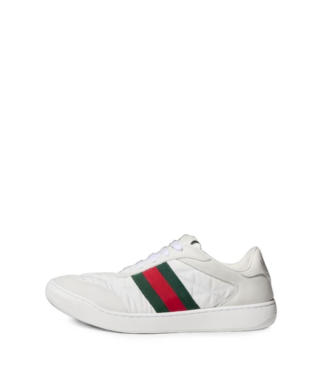 GUCCI Белые синтетические кроссовки, фото 3