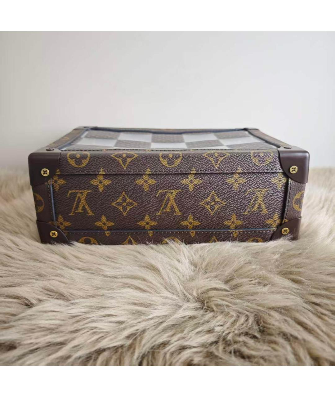 LOUIS VUITTON Коричневая сумка через плечо из канвы, фото 3