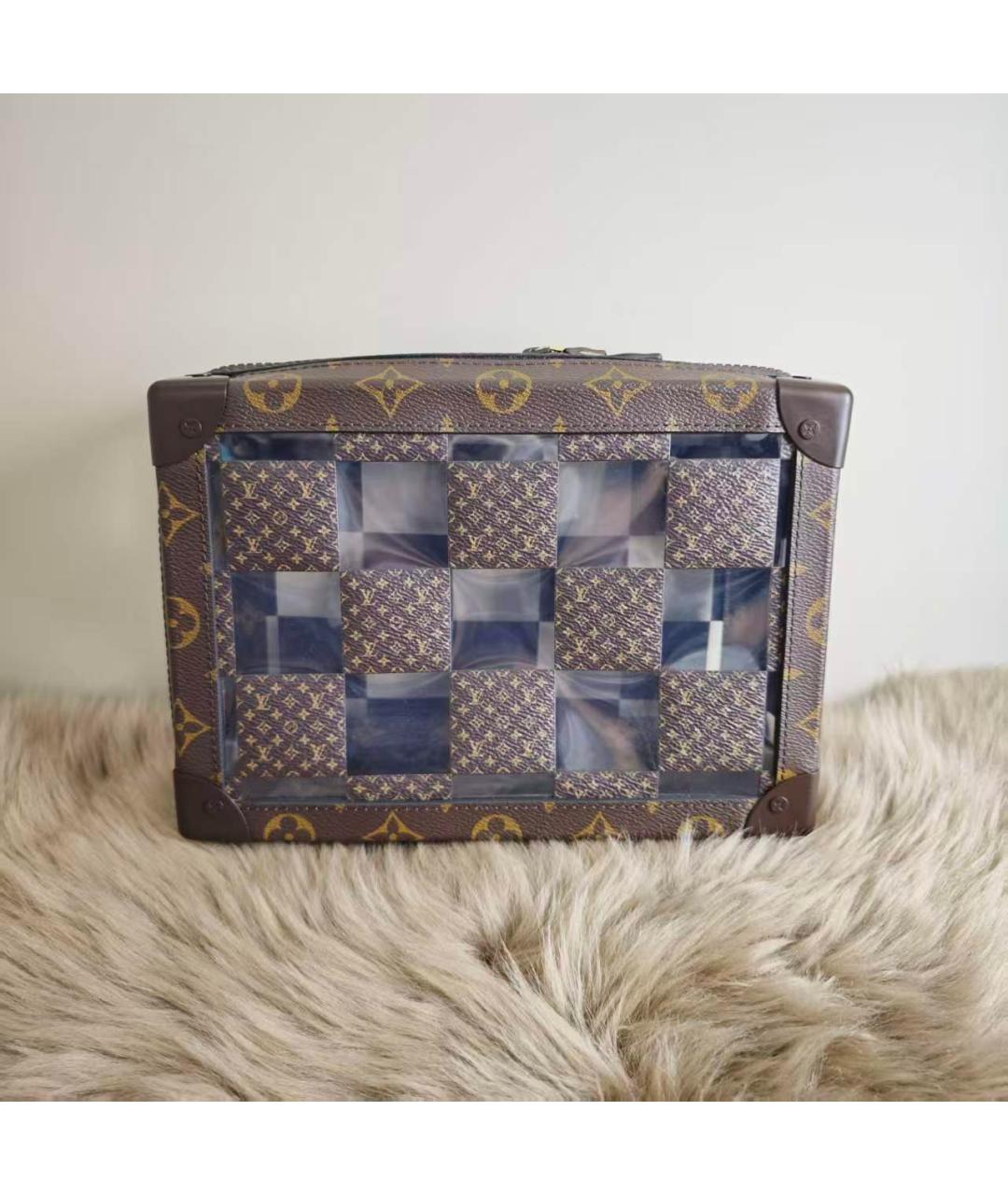 LOUIS VUITTON Коричневая сумка через плечо из канвы, фото 5