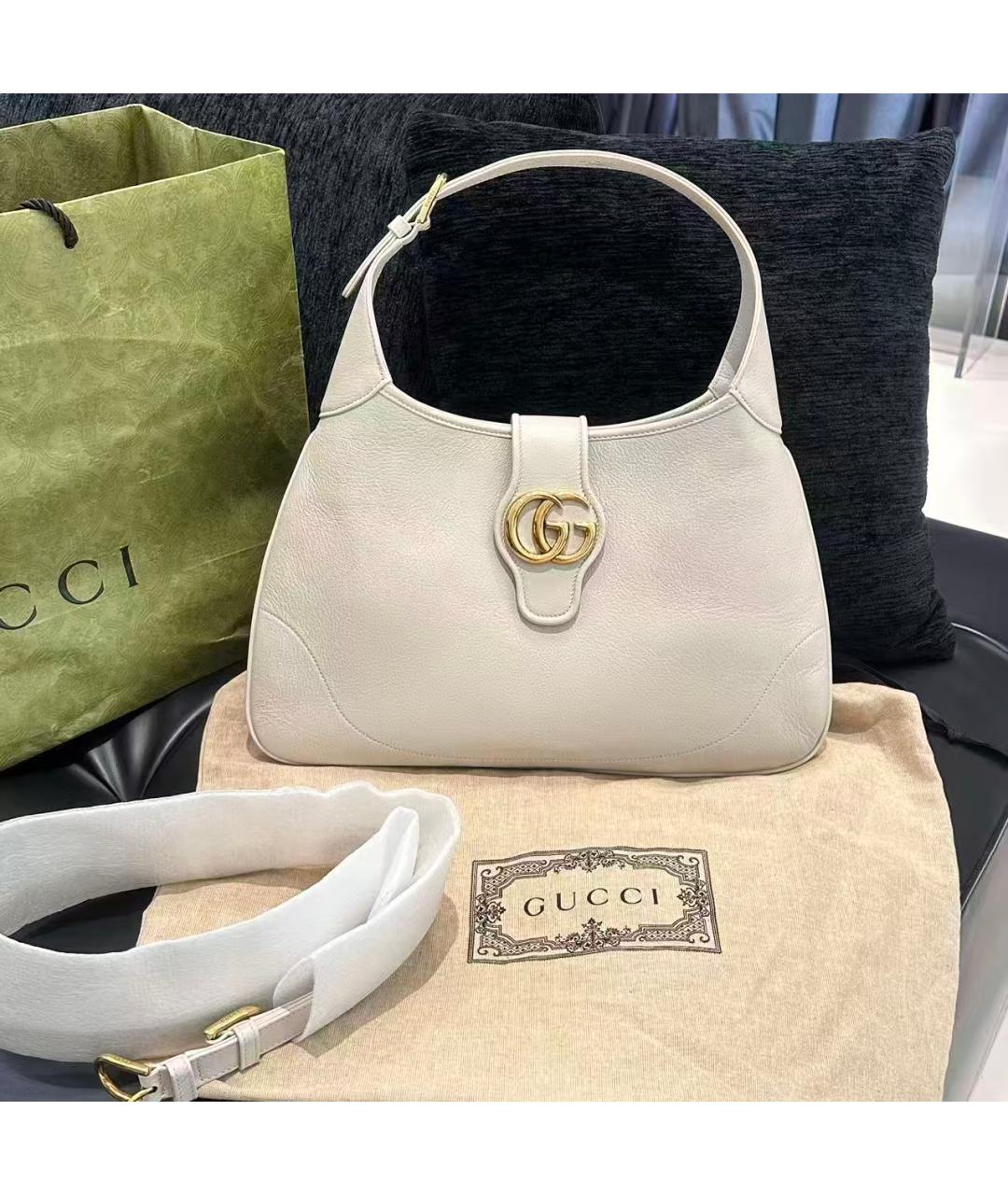 GUCCI Белая сумка с короткими ручками, фото 3