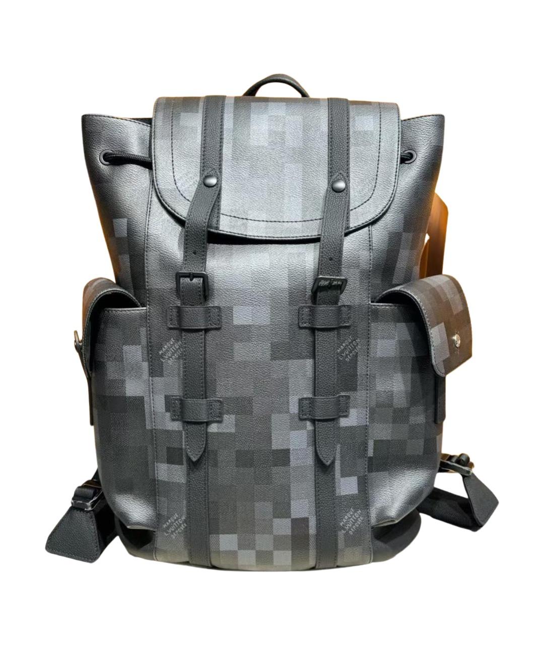 LOUIS VUITTON Черный рюкзак, фото 1