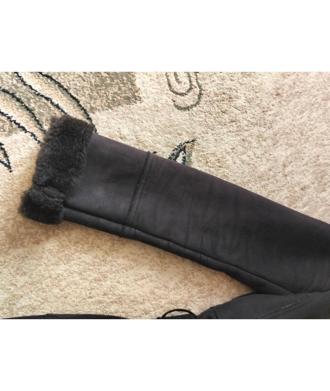 BALMAIN Коричневая полиэстеровая дубленка, фото 8