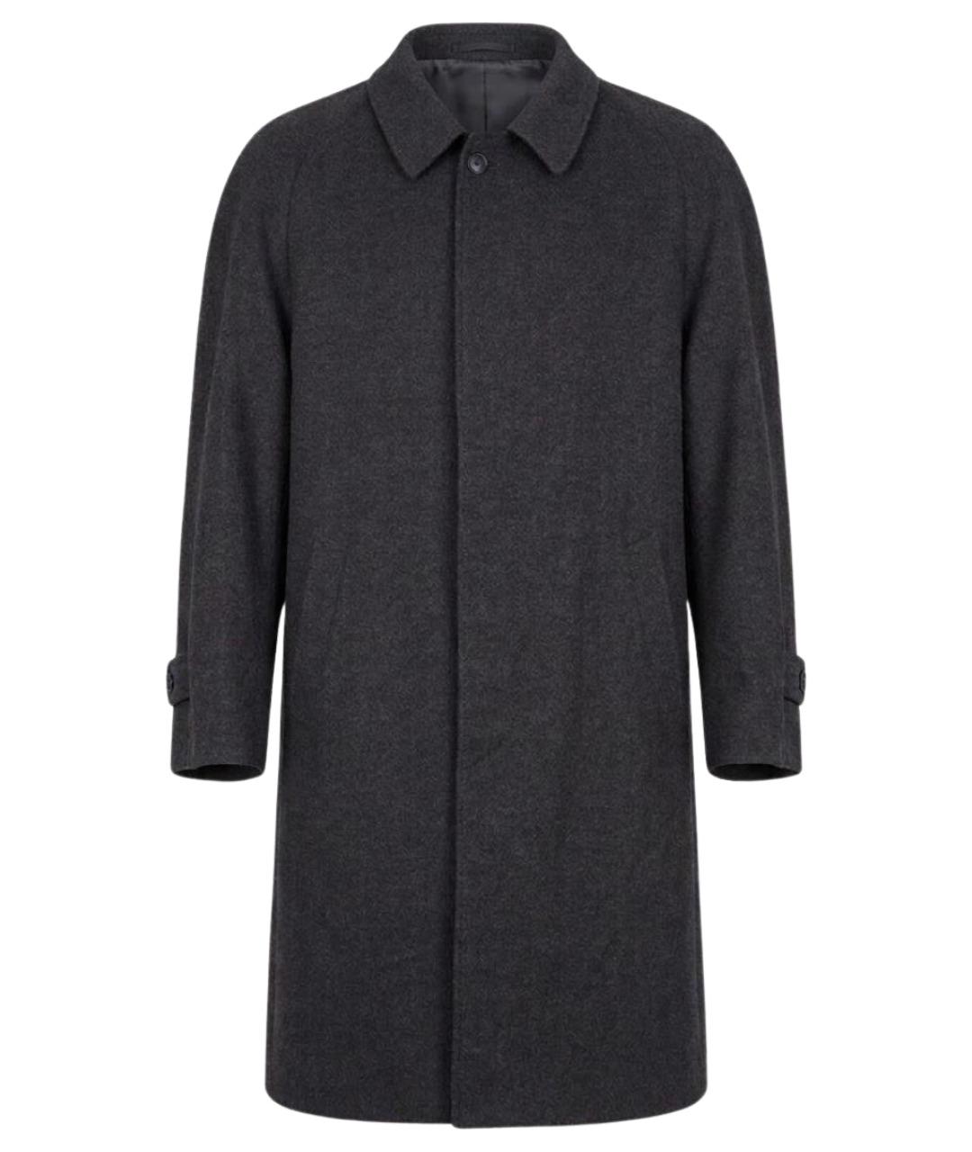 CORNELIANI Антрацитовое кашемировое пальто, фото 1