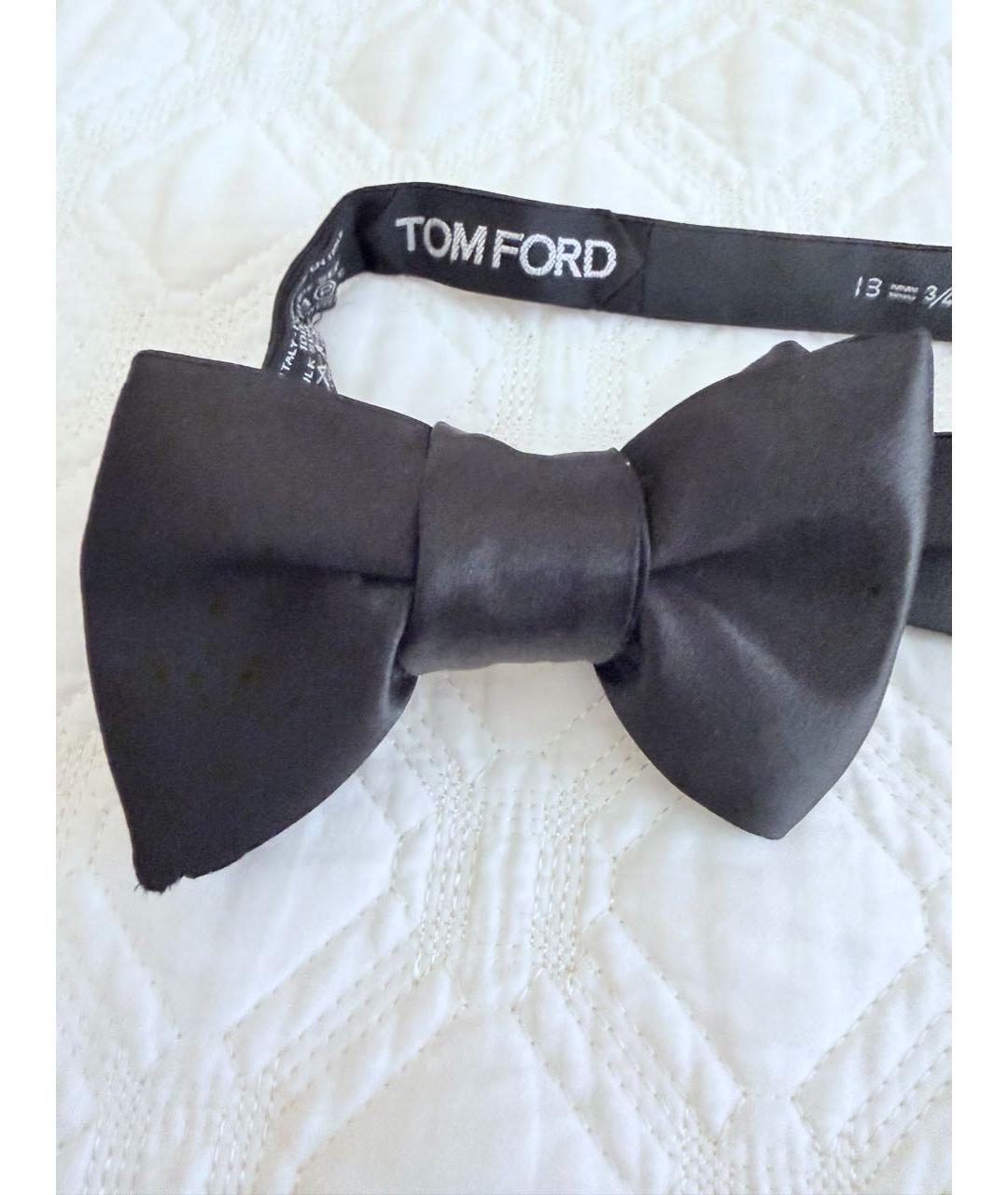TOM FORD Черная шелковая бабочка, фото 4