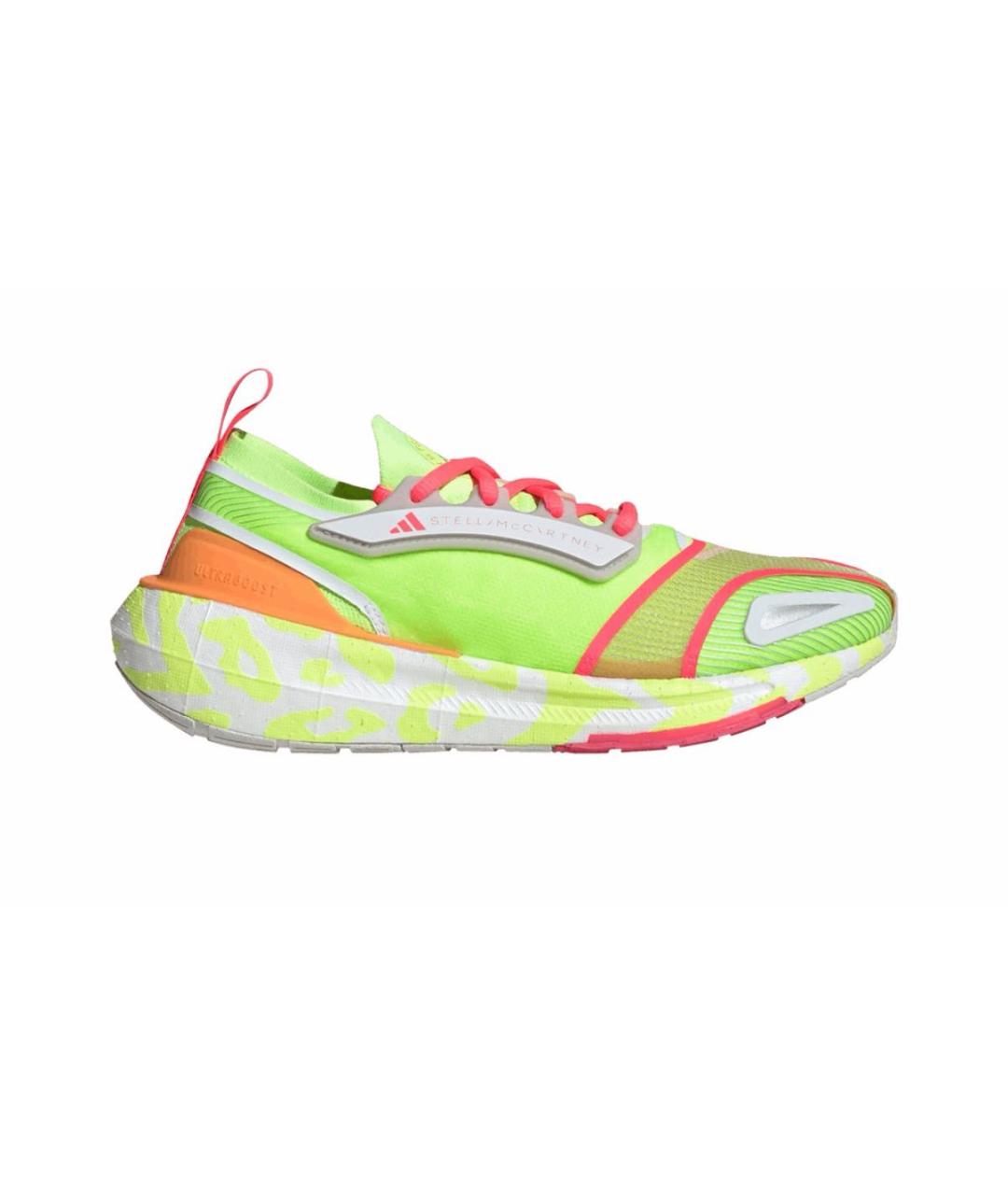 ADIDAS BY STELLA MCCARTNEY Салатовые текстильные кроссовки, фото 9