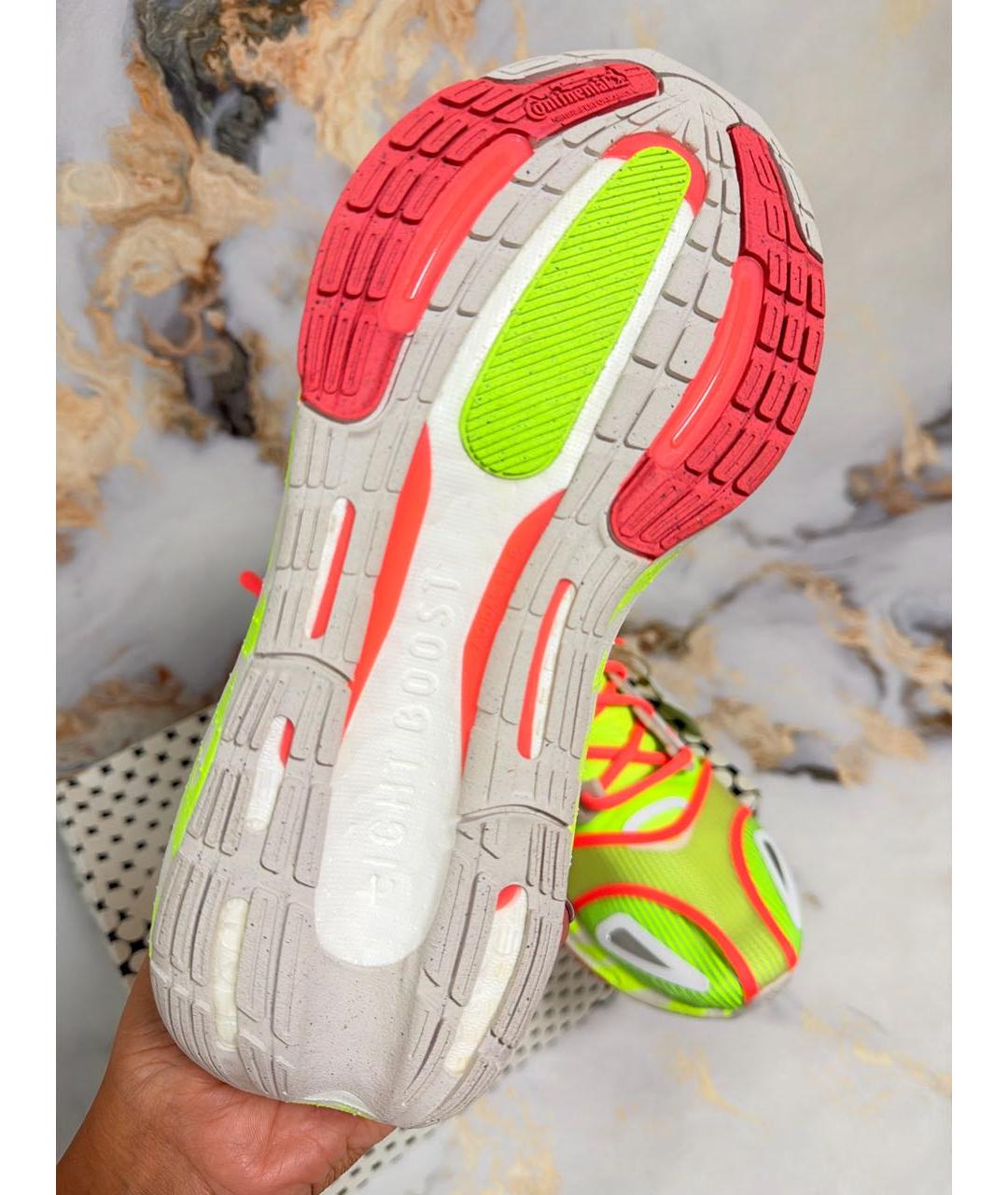 ADIDAS BY STELLA MCCARTNEY Салатовые текстильные кроссовки, фото 5