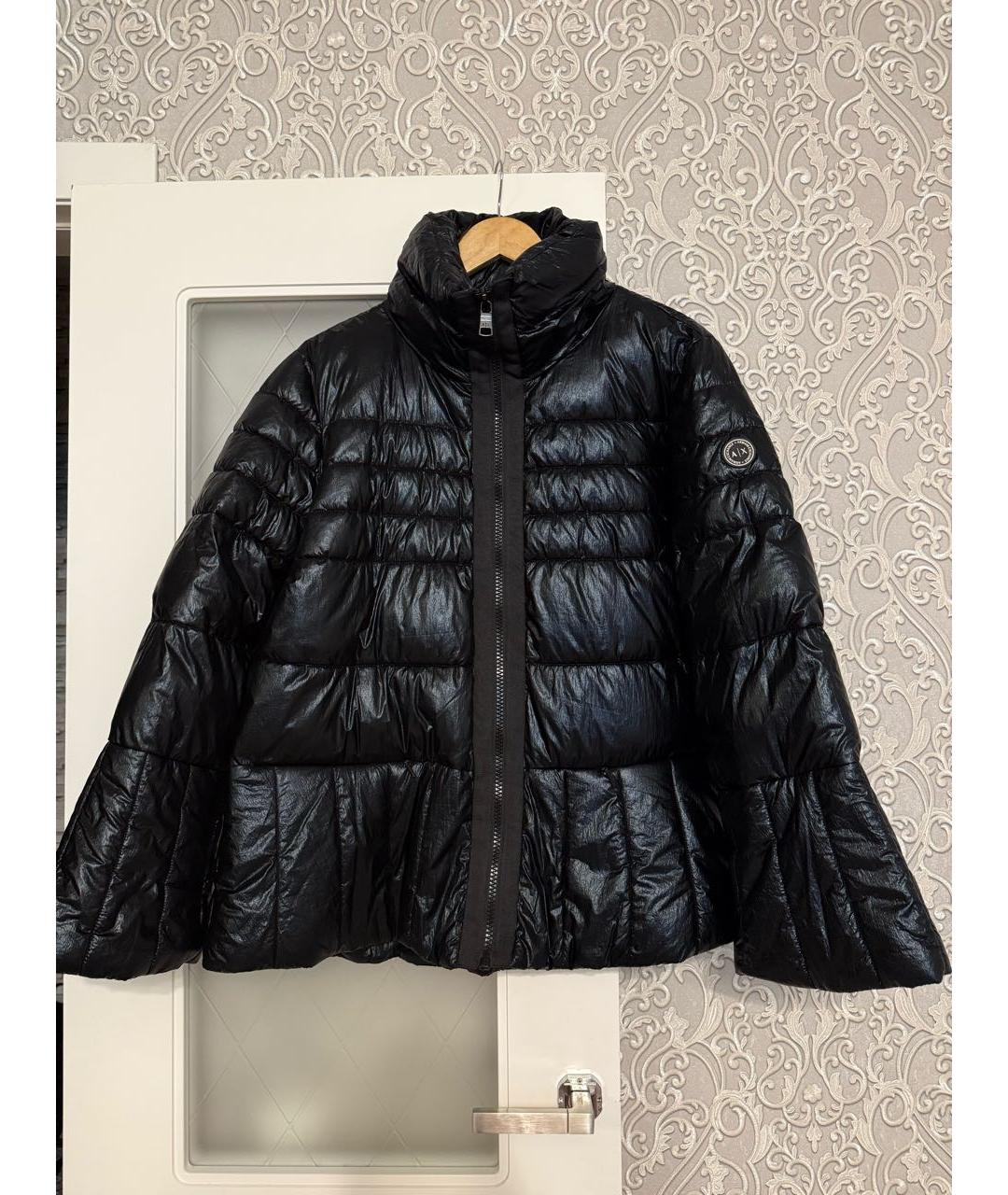 ARMANI EXCHANGE Темно-синяя полиэстеровая куртка, фото 8