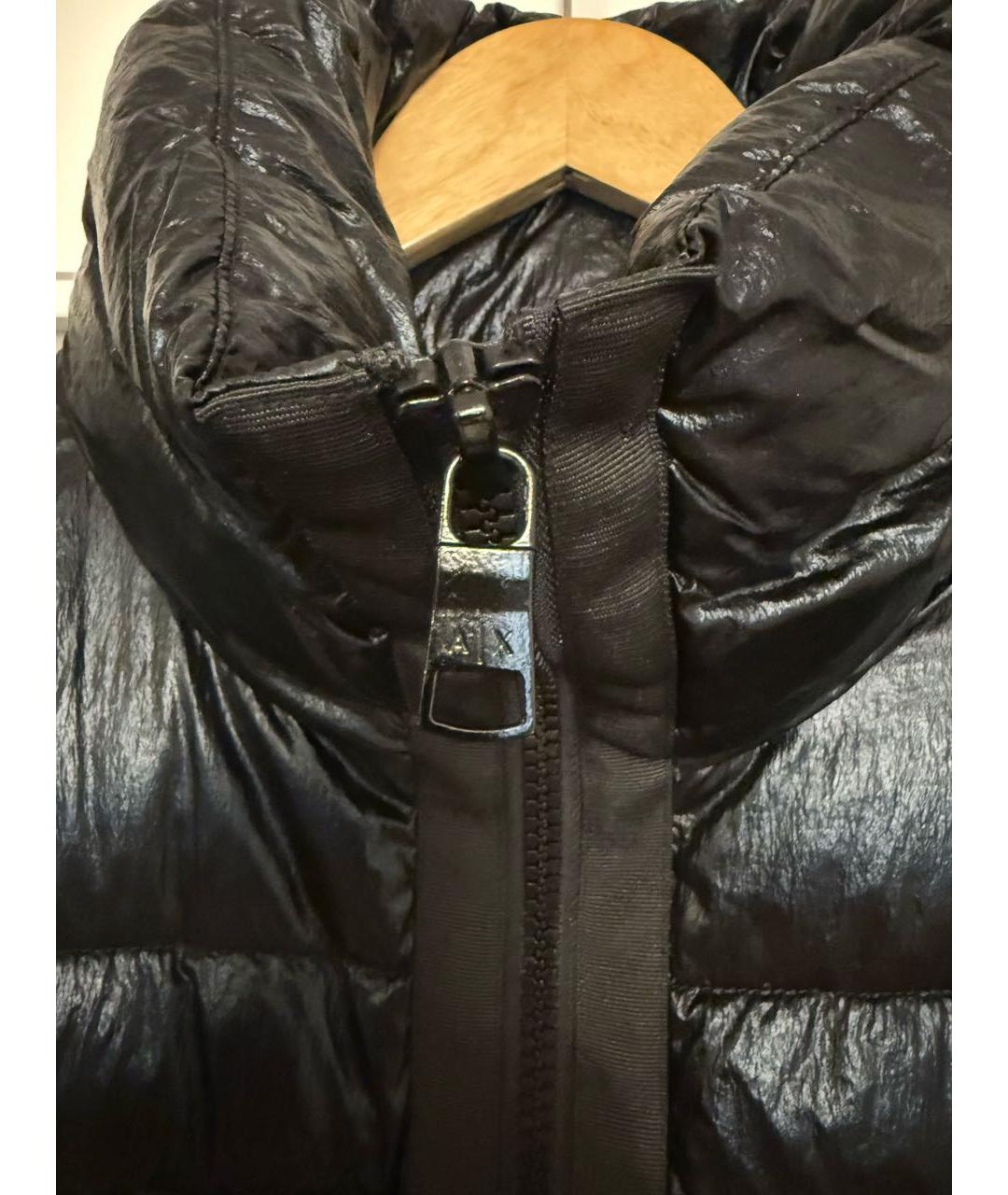 ARMANI EXCHANGE Темно-синяя полиэстеровая куртка, фото 4