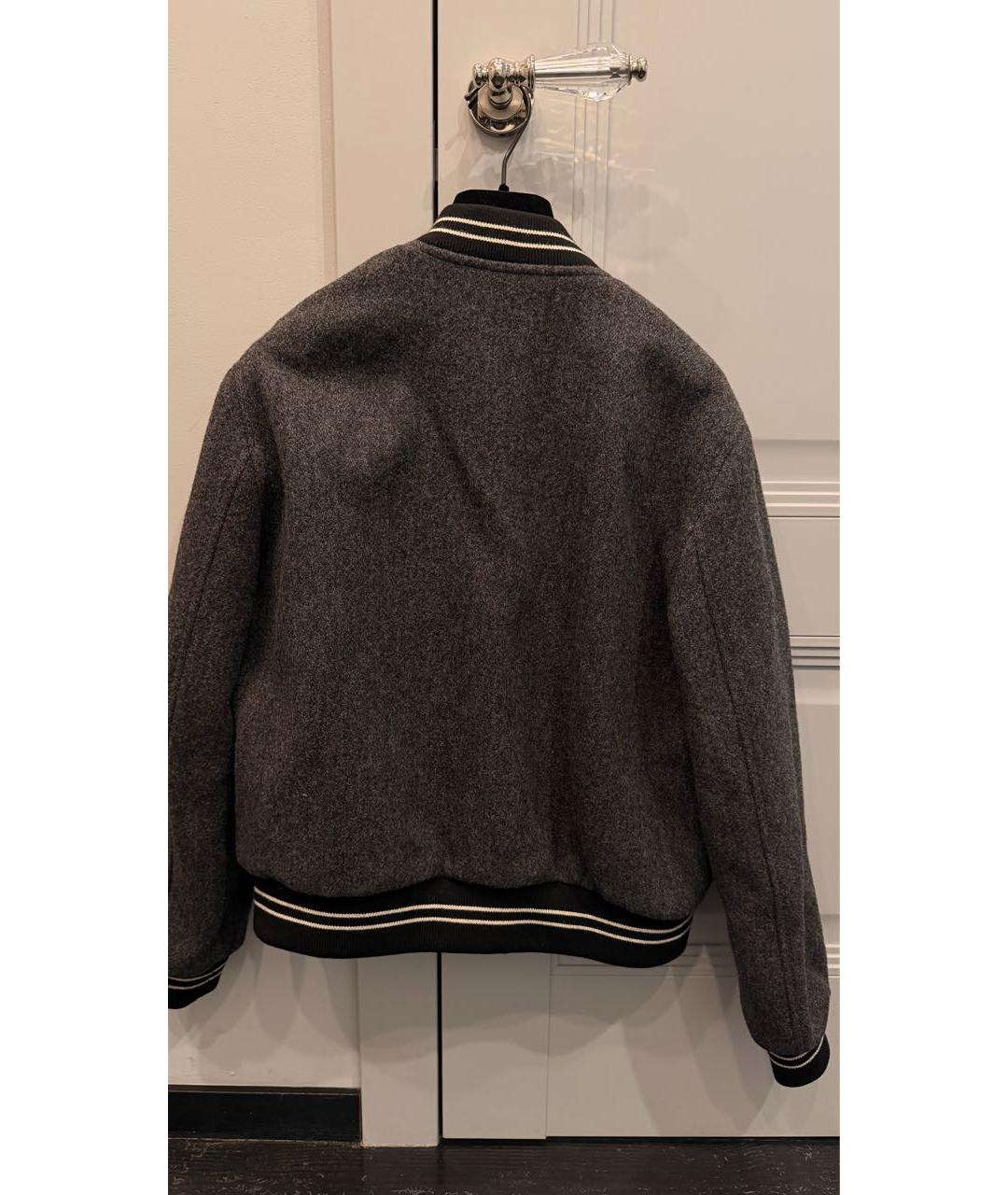 CELINE Антрацитовая шерстяная куртка, фото 2