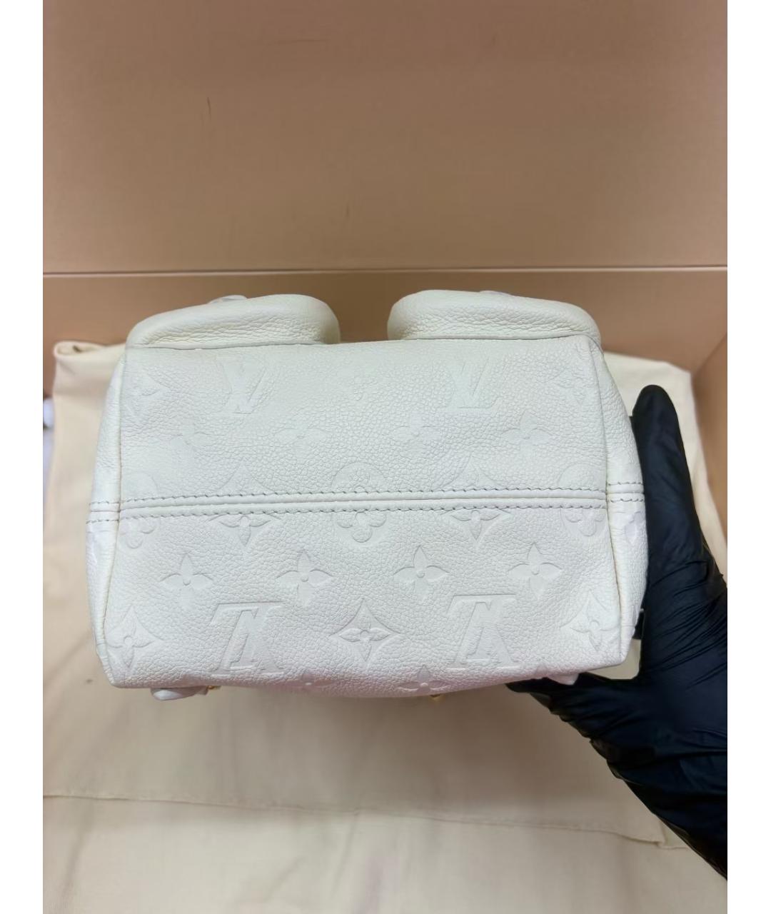 LOUIS VUITTON Белый кожаный рюкзак, фото 4
