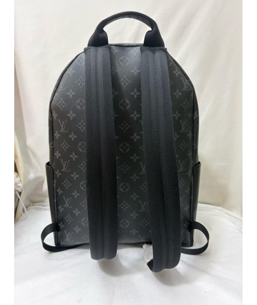 LOUIS VUITTON Черный кожаный рюкзак, фото 2