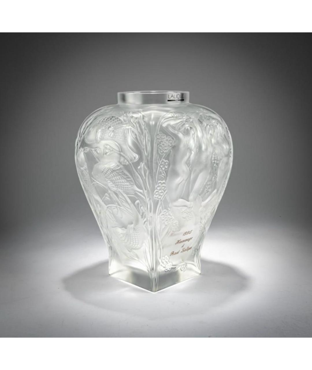 LALIQUE Прозрачная ваза, фото 3