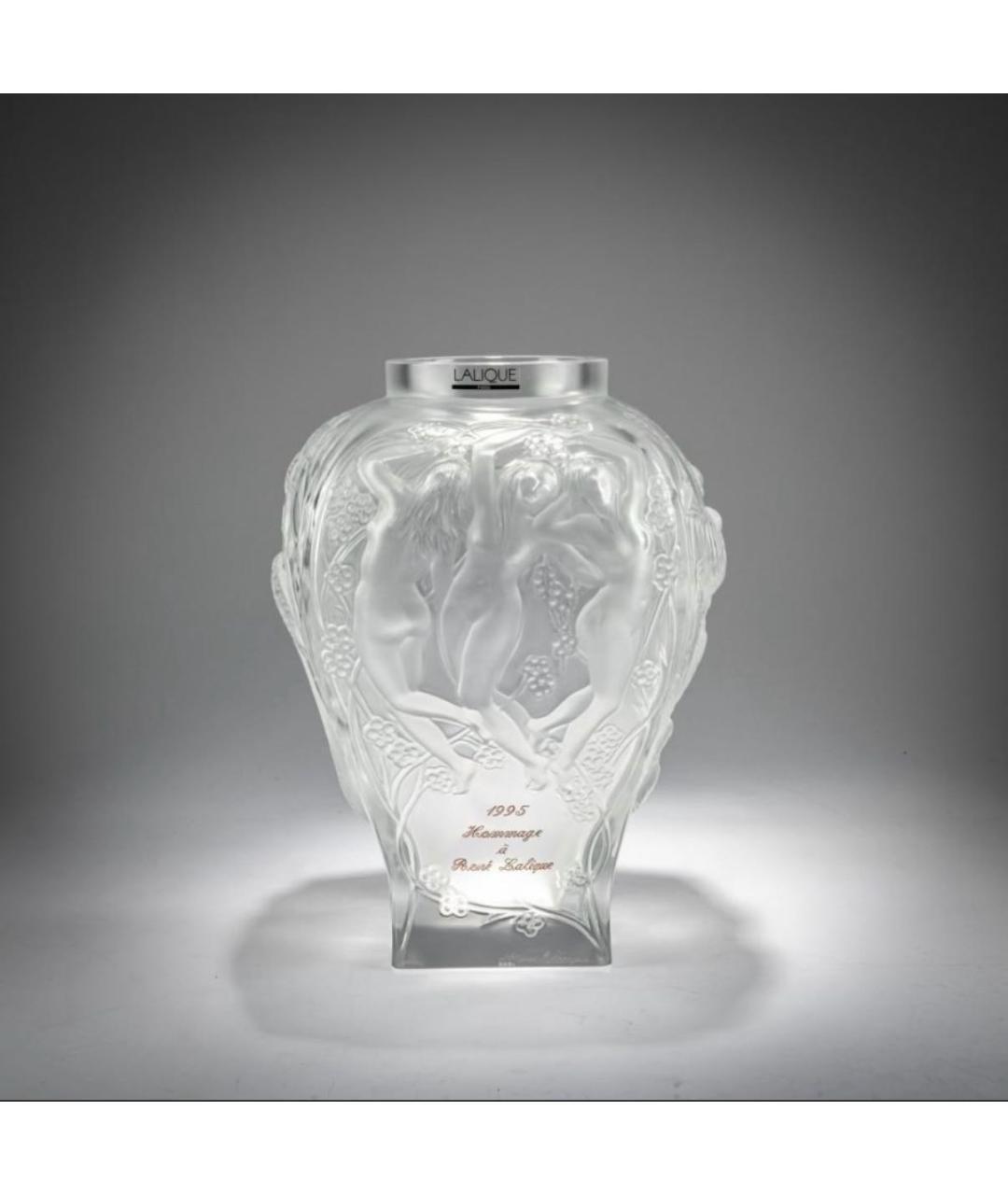 LALIQUE Прозрачная ваза, фото 5