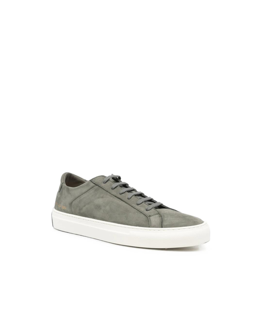 COMMON PROJECTS Серые низкие кроссовки / кеды, фото 4