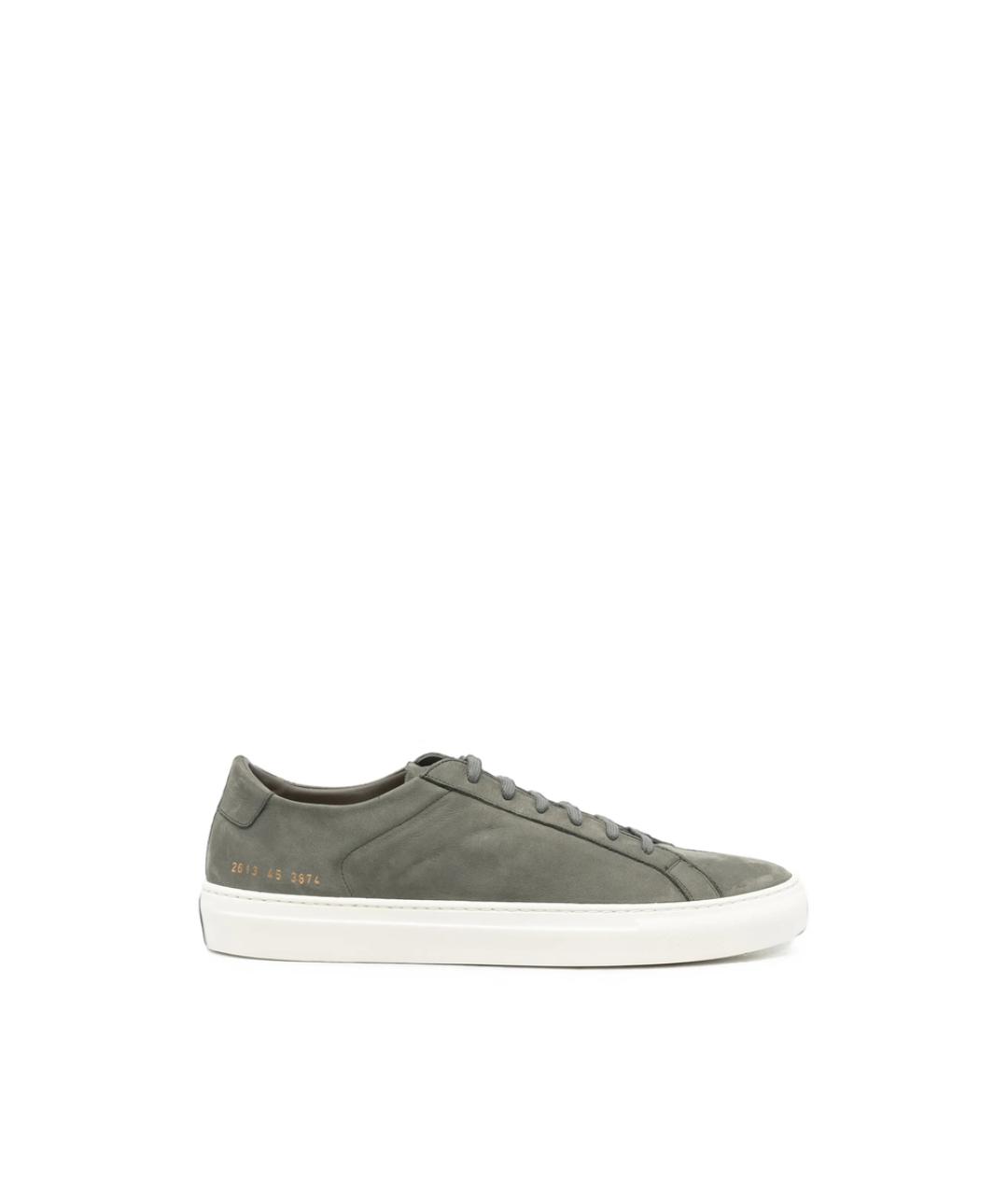 COMMON PROJECTS Серые низкие кроссовки / кеды, фото 1