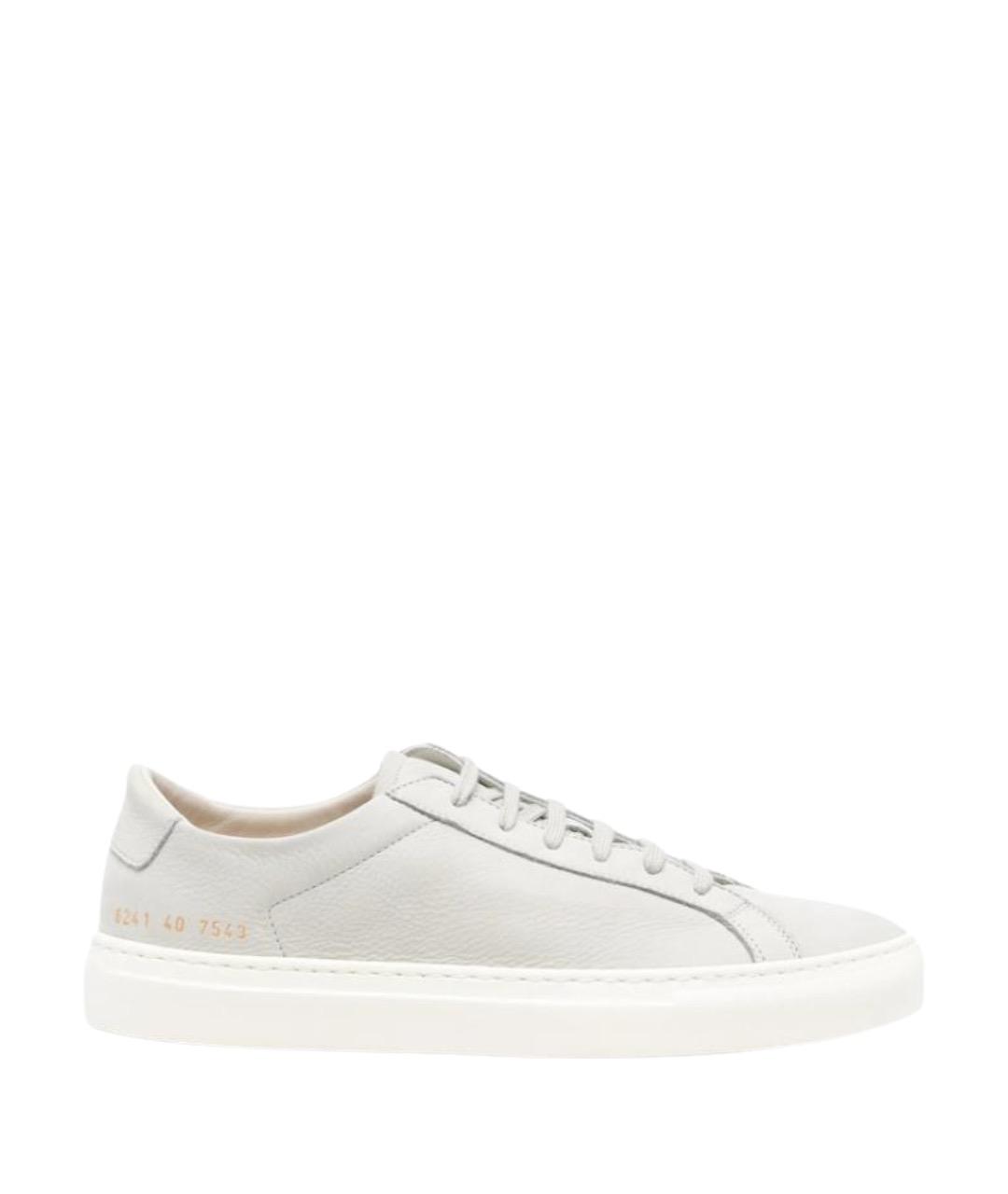 COMMON PROJECTS Серые кожаные кеды, фото 1