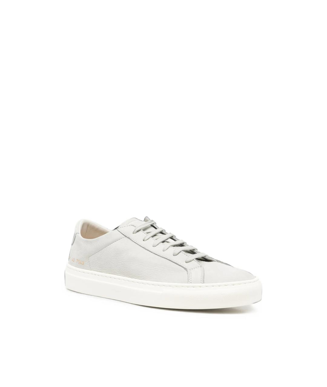 COMMON PROJECTS Серые кожаные кеды, фото 4