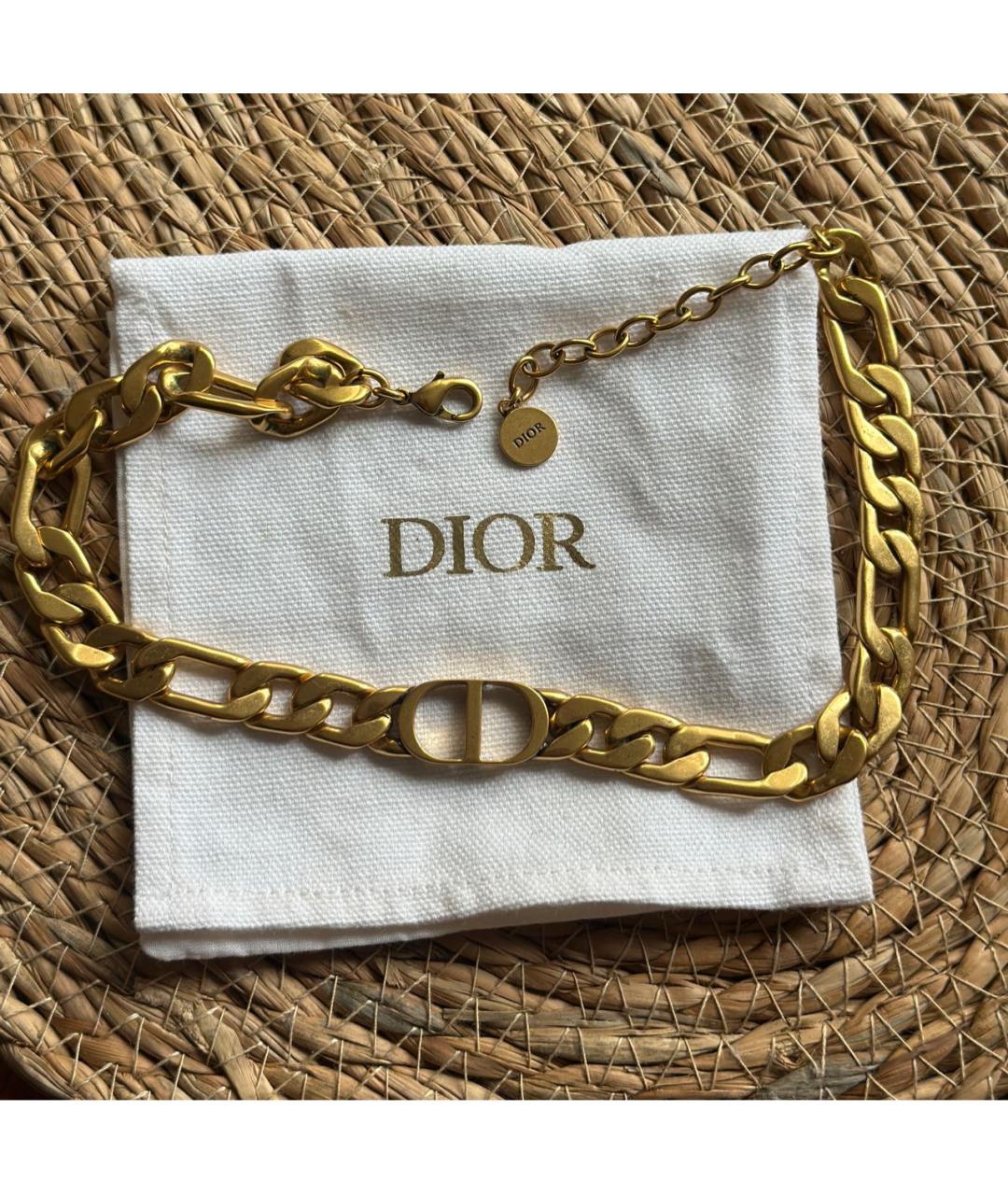 DIOR BEAUTY Золотое металлическое колье, фото 6