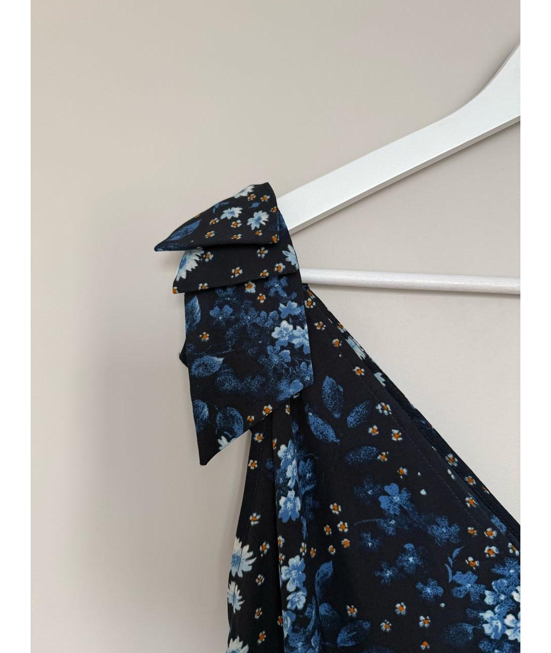 THE KOOPLES Темно-синее полиэстеровое повседневное платье, фото 4
