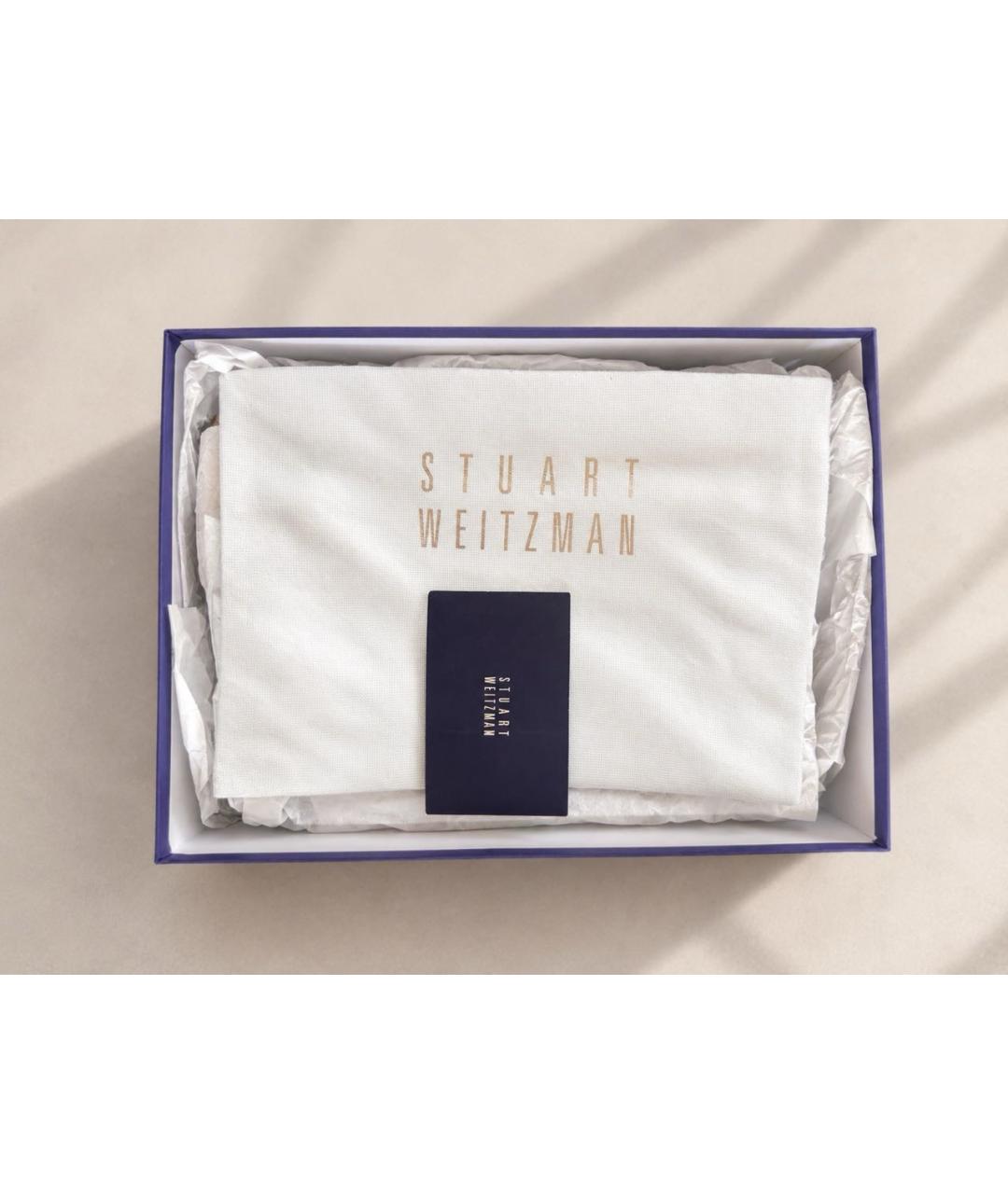 STUART WEITZMAN Синие замшевые сапоги, фото 6