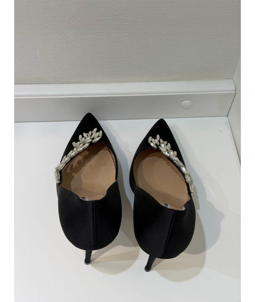 MANOLO BLAHNIK Черные синтетические туфли, фото 3