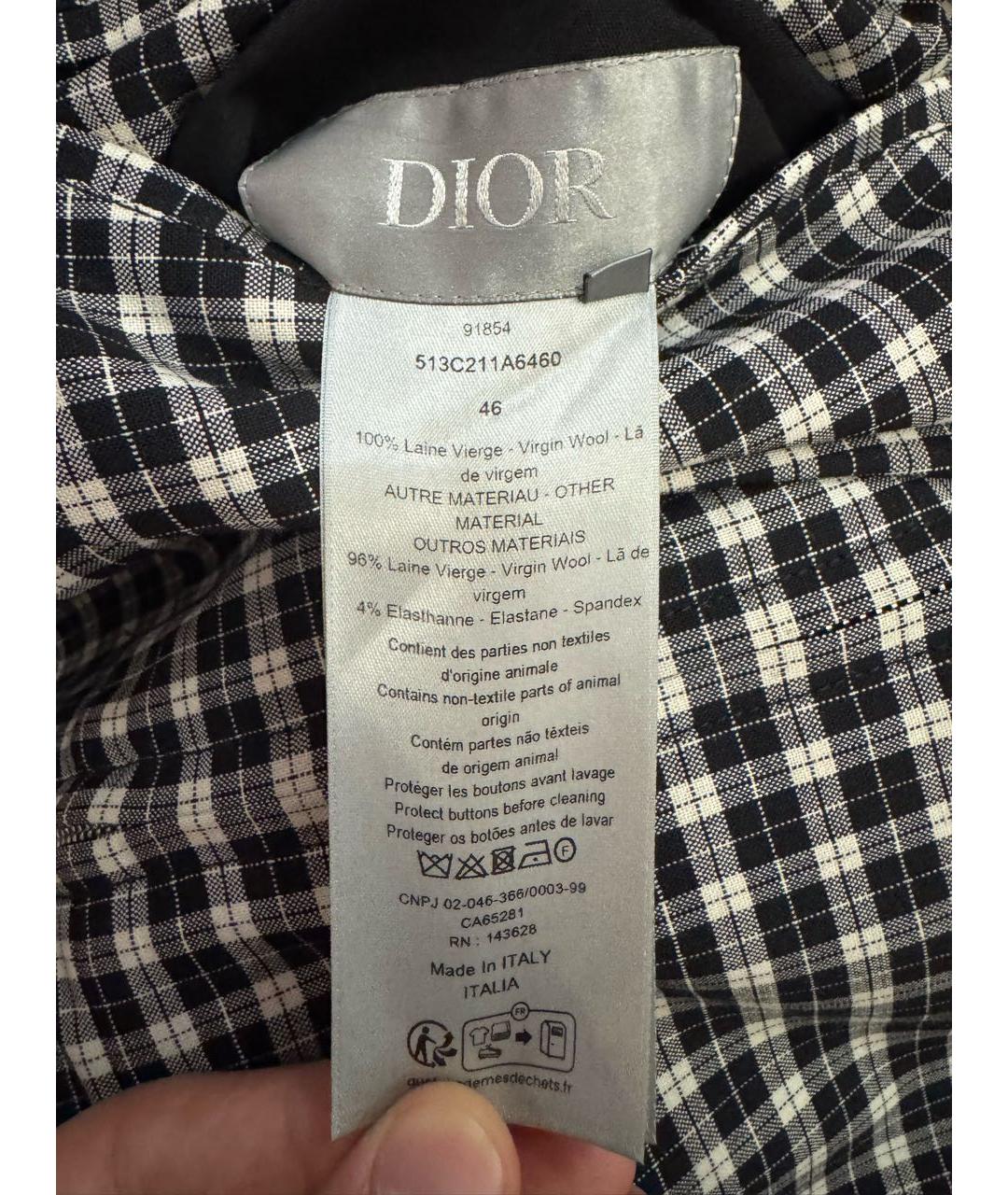 CHRISTIAN DIOR Серая шерстяная куртка, фото 4