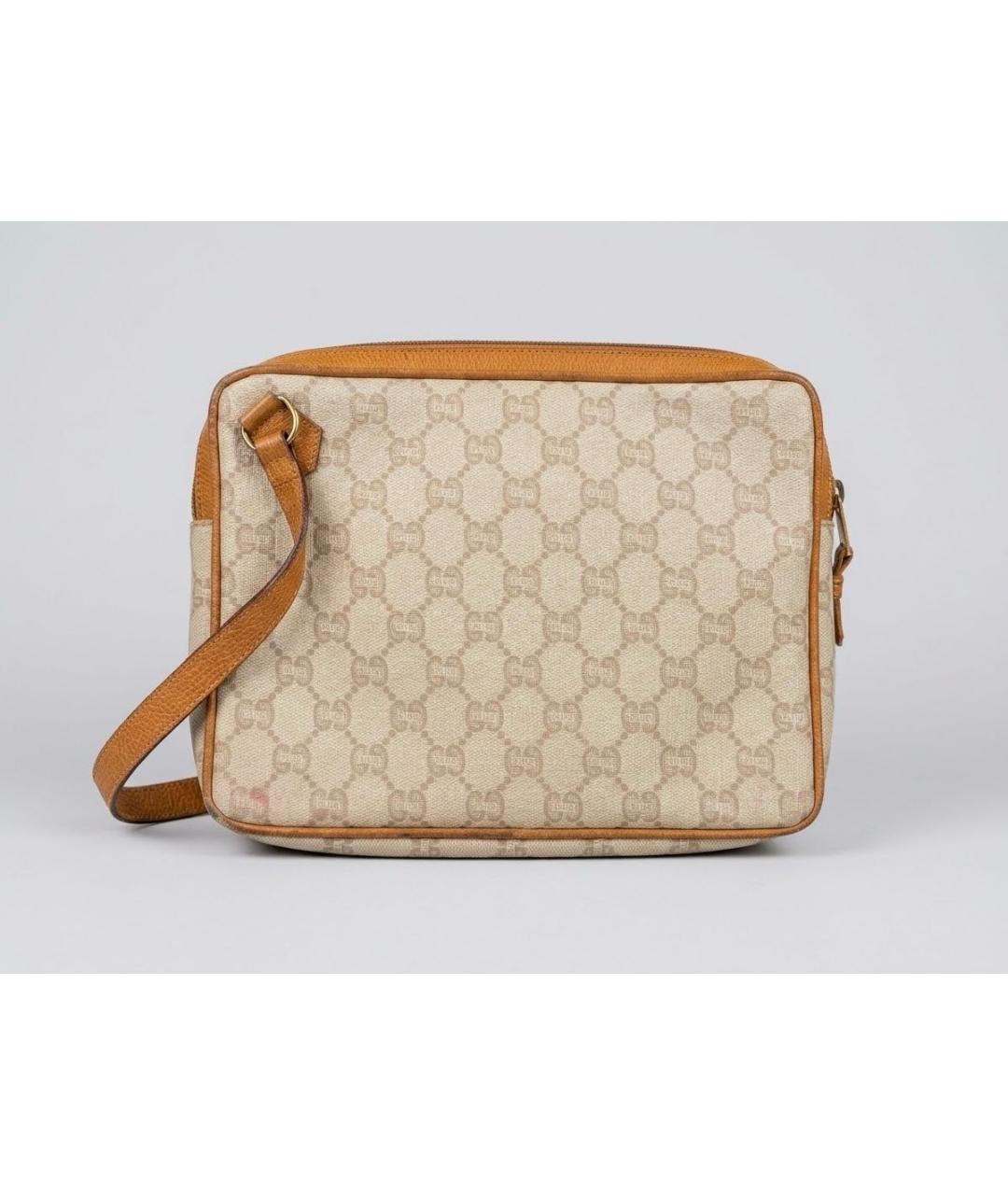 GUCCI Бежевая барсетка, фото 3