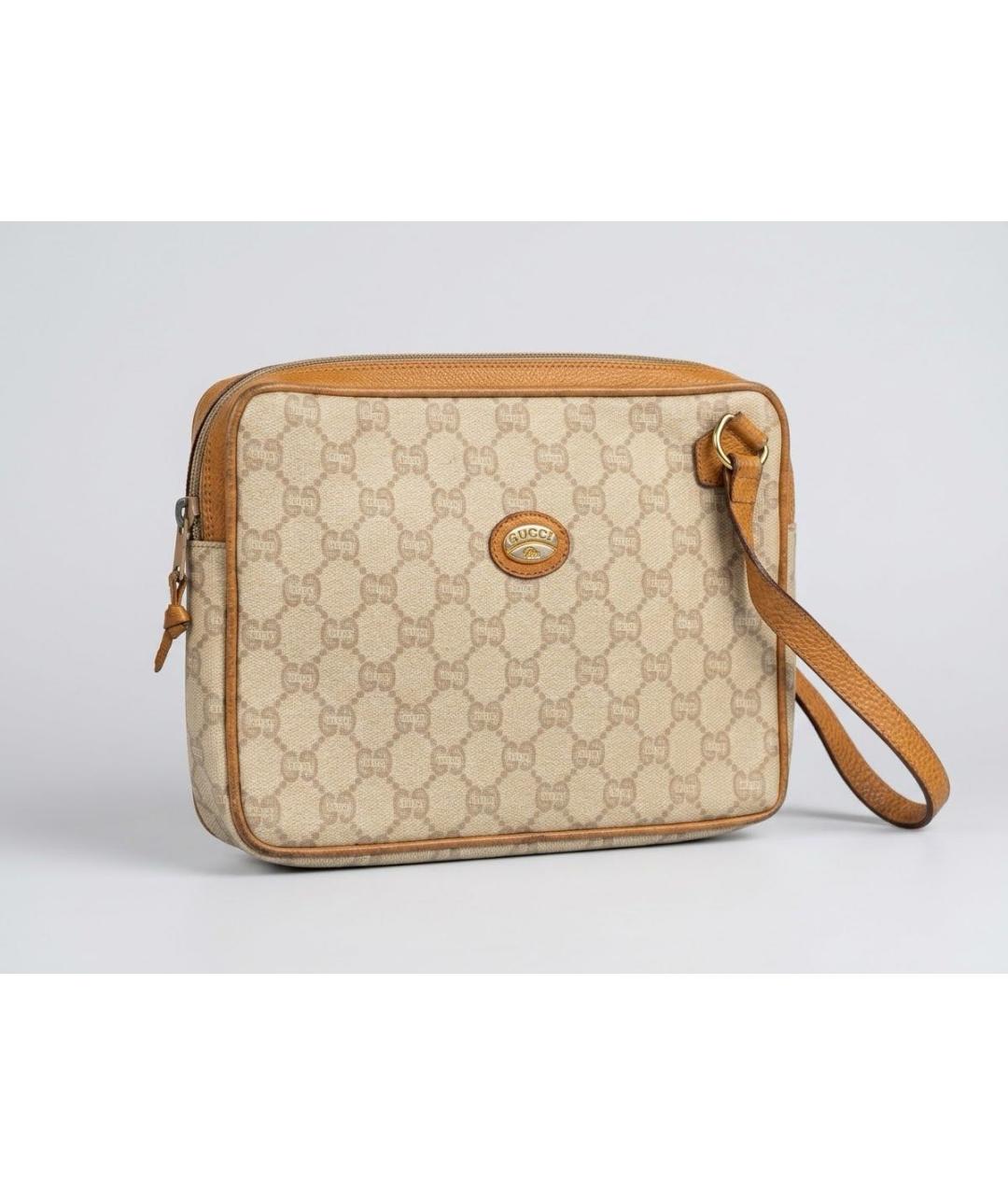 GUCCI Бежевая барсетка, фото 2