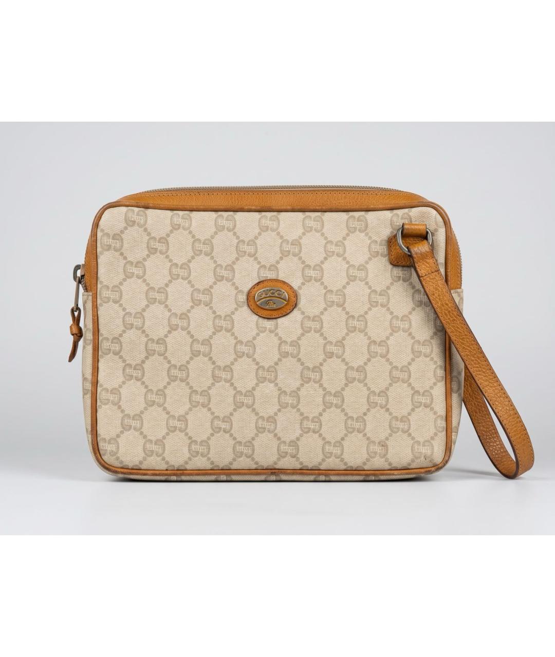 GUCCI Бежевая барсетка, фото 6