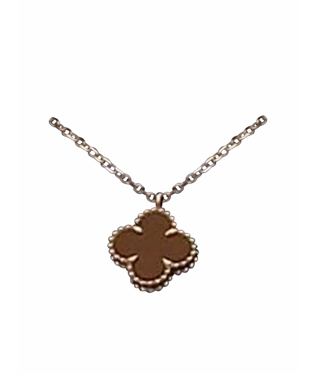 VAN CLEEF & ARPELS Бордовый браслет из розового золота, фото 1