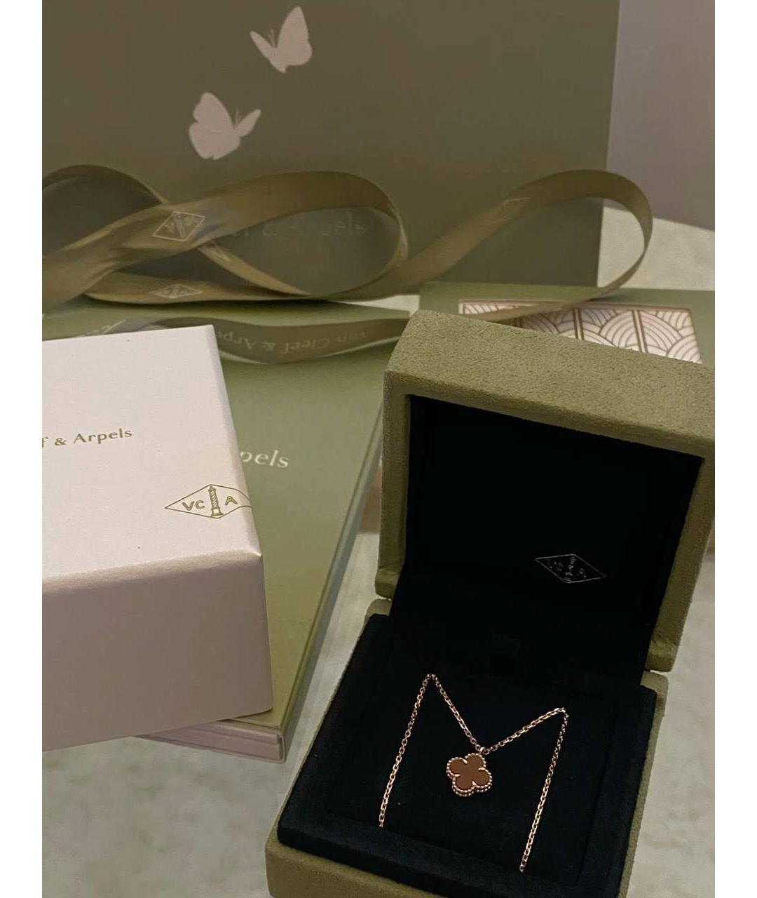 VAN CLEEF & ARPELS Бордовый браслет из розового золота, фото 2