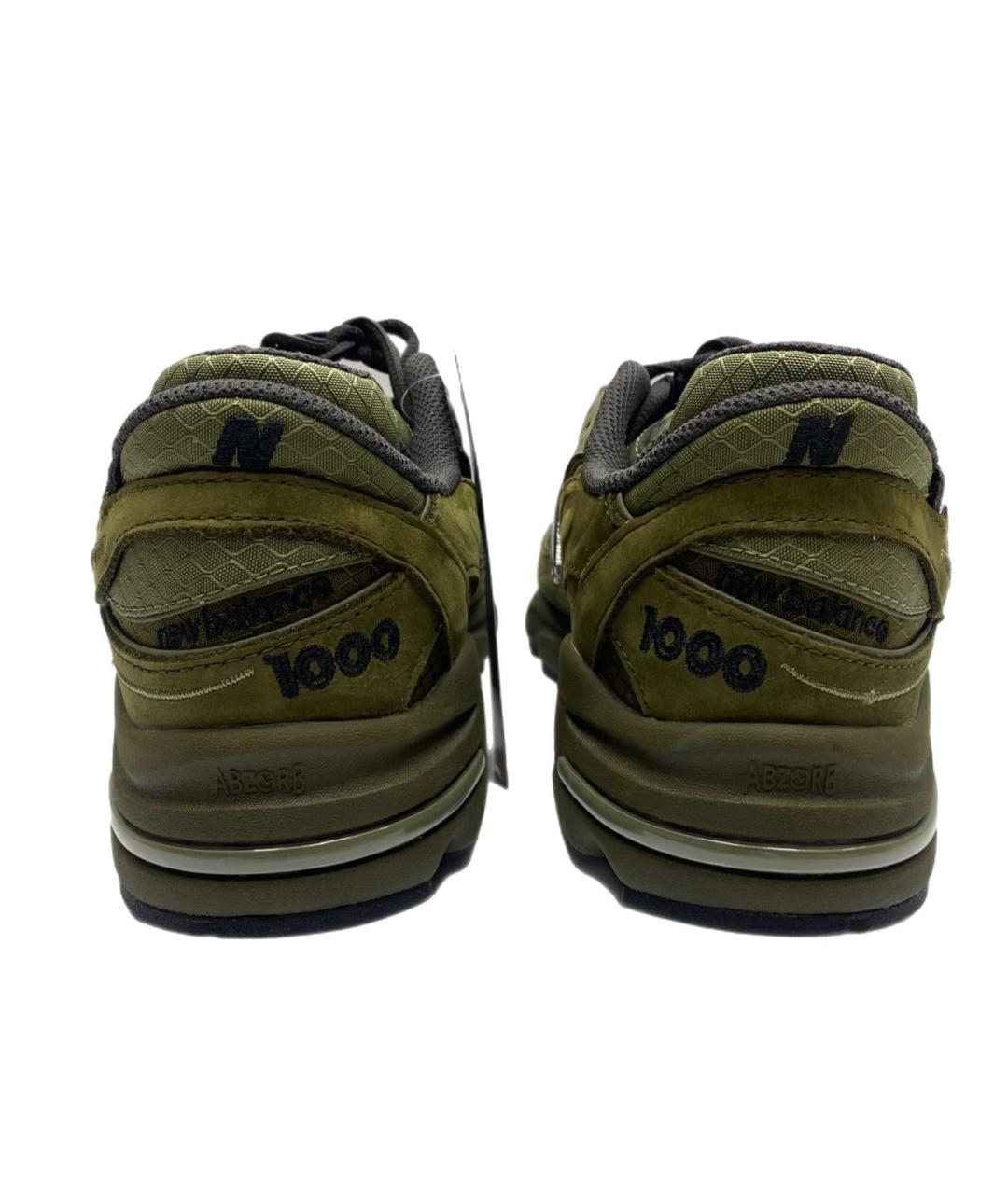 NEW BALANCE Хаки замшевые низкие кроссовки / кеды, фото 4