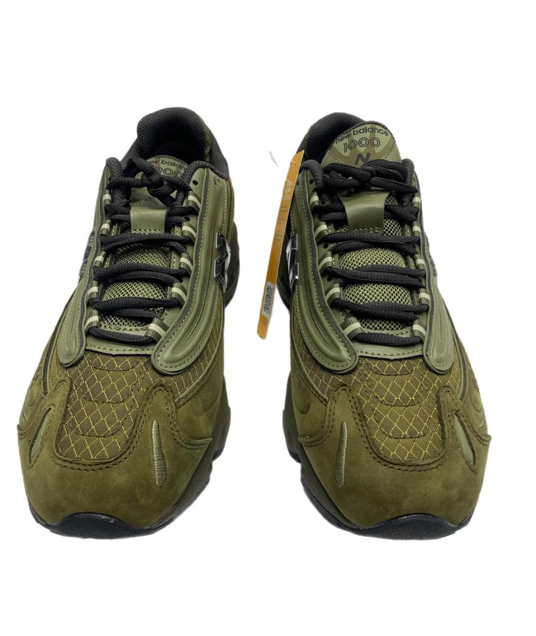 NEW BALANCE Хаки замшевые низкие кроссовки / кеды, фото 2