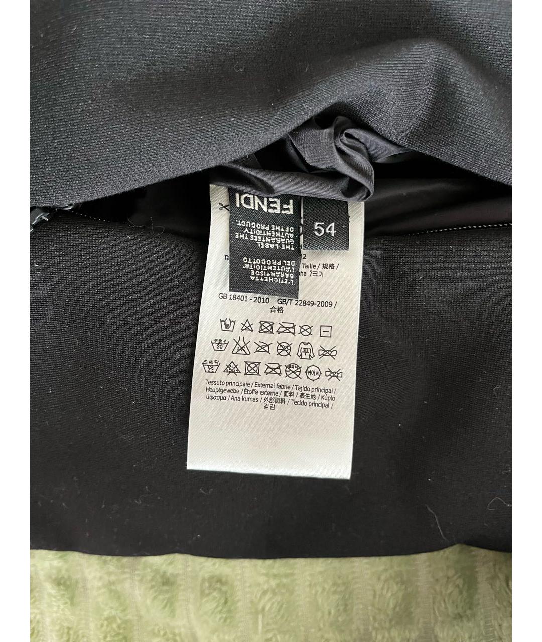 FENDI Черная куртка, фото 5