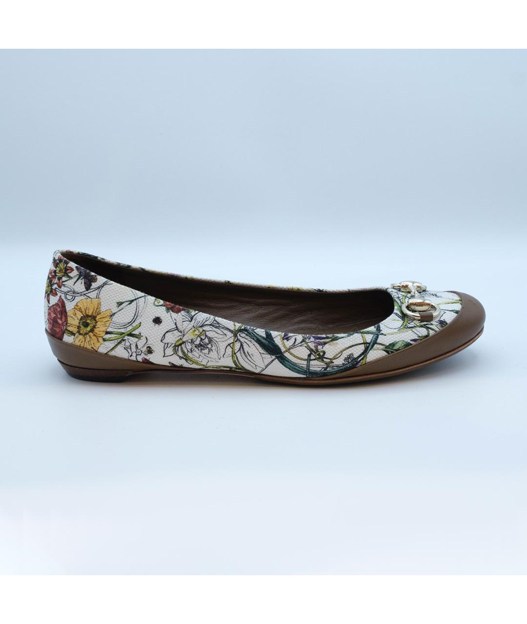 GUCCI Мульти кожаные балетки, фото 2