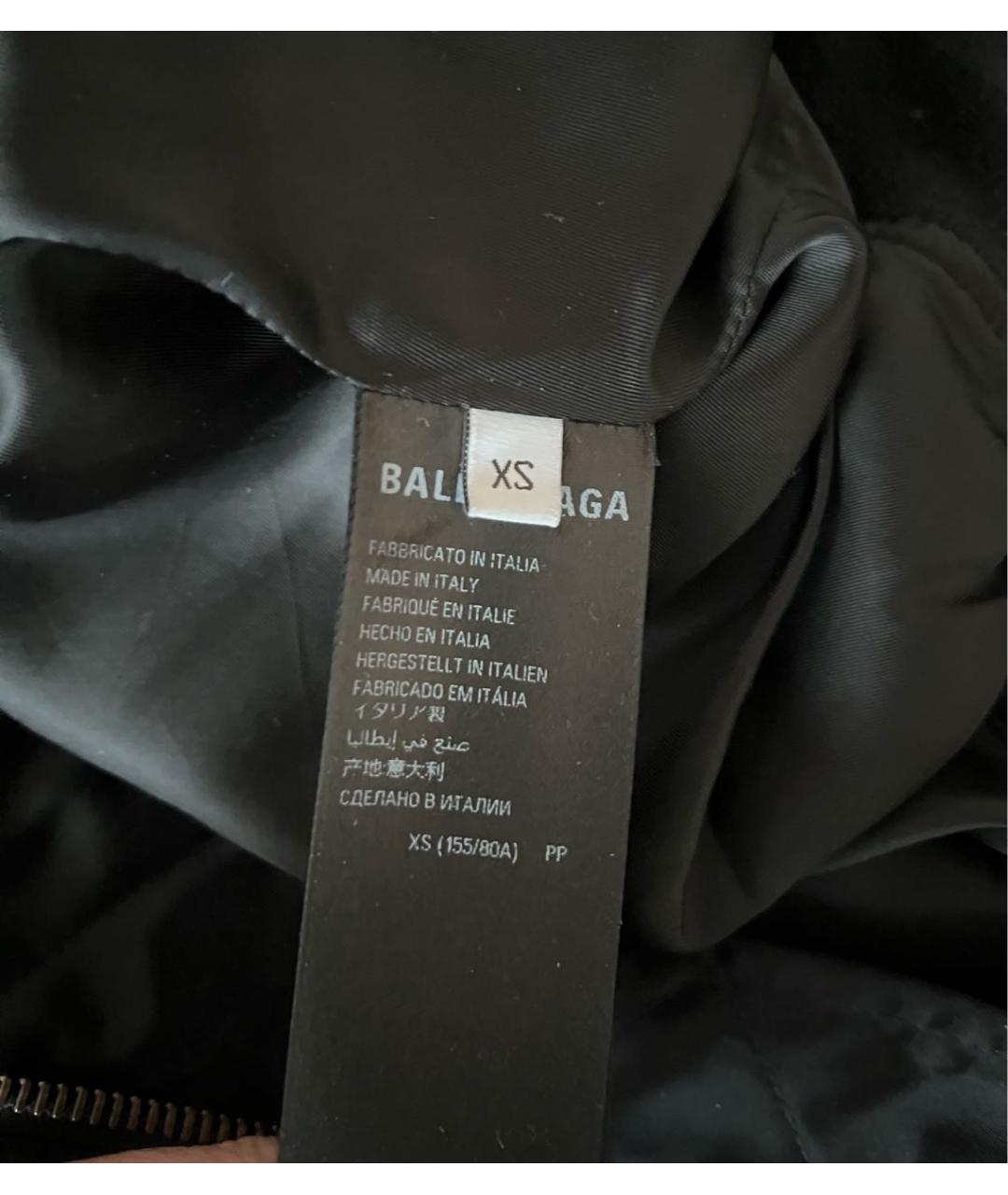 BALENCIAGA Черная куртка, фото 4