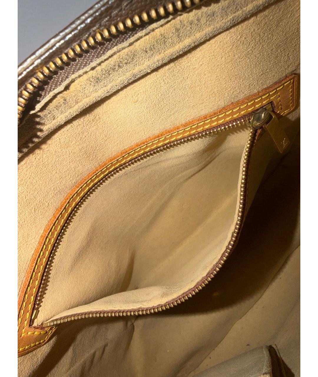 LOUIS VUITTON Коричневая сумка через плечо из канвы, фото 6