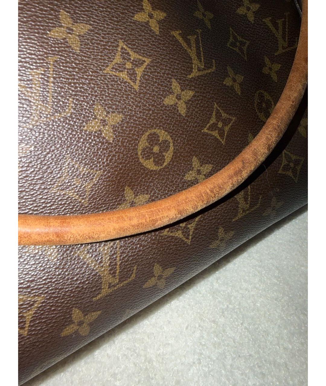 LOUIS VUITTON Коричневая сумка через плечо из канвы, фото 8