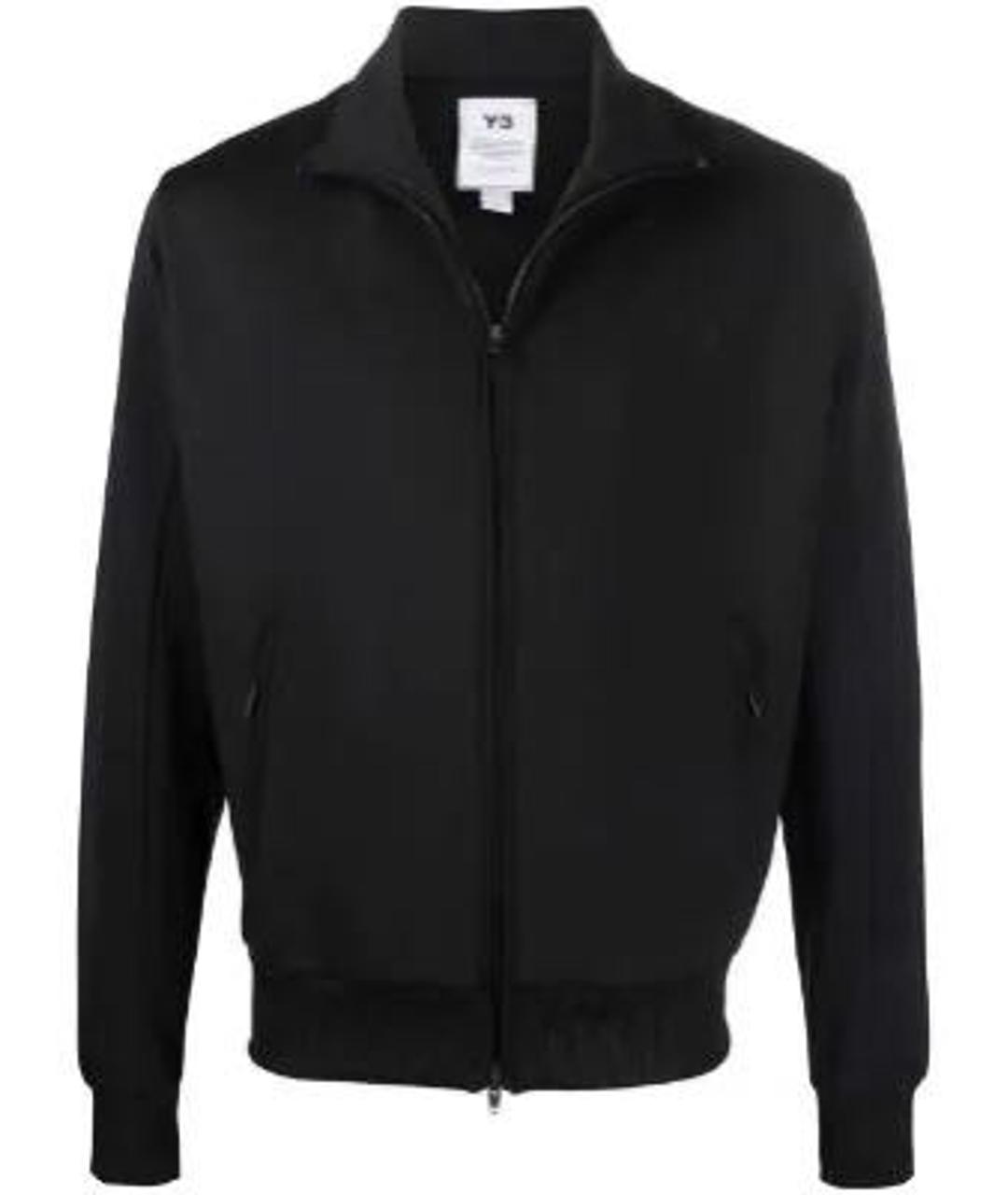Y-3 Черная хлопковая куртка, фото 1