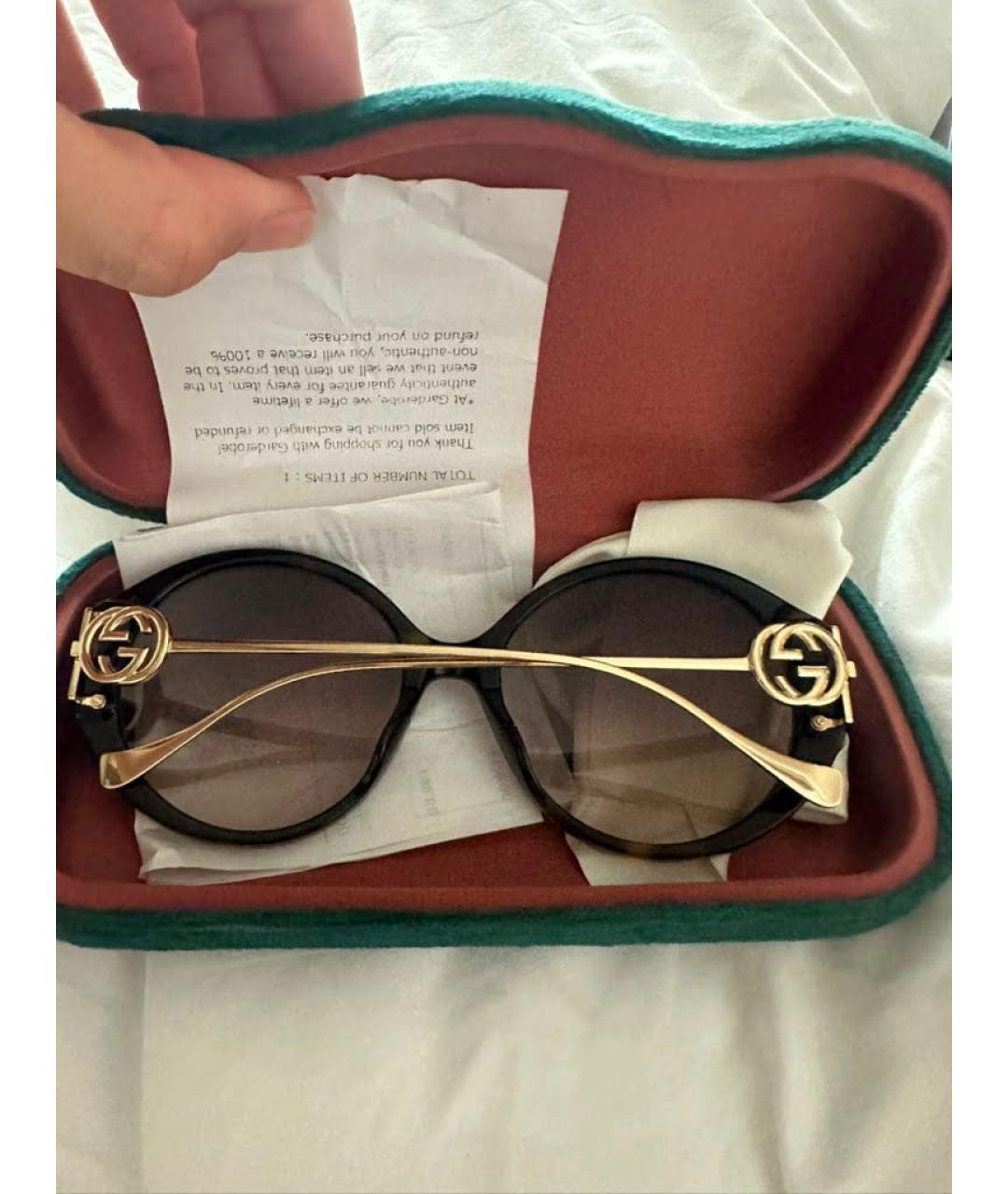 GUCCI Мульти пластиковые солнцезащитные очки, фото 2
