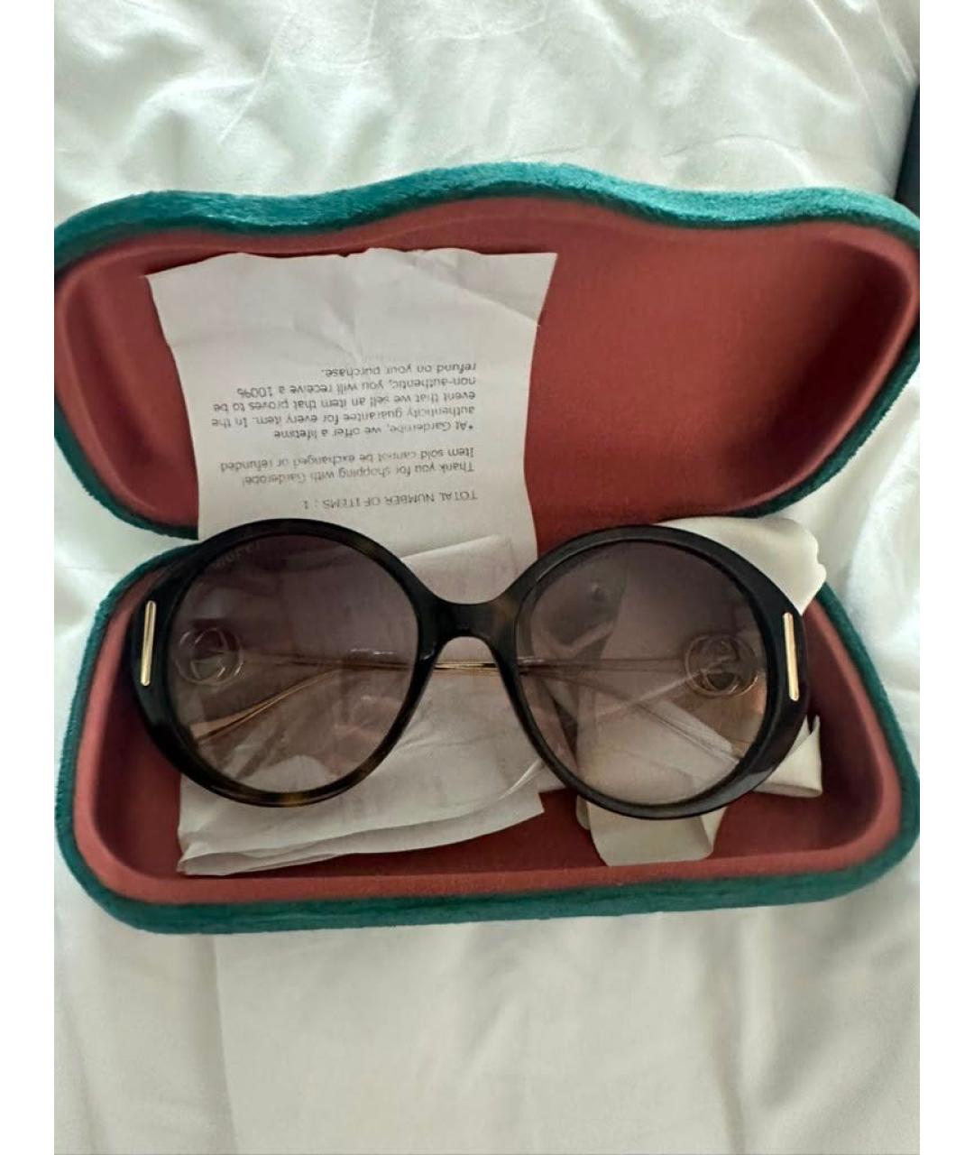 GUCCI Мульти пластиковые солнцезащитные очки, фото 3