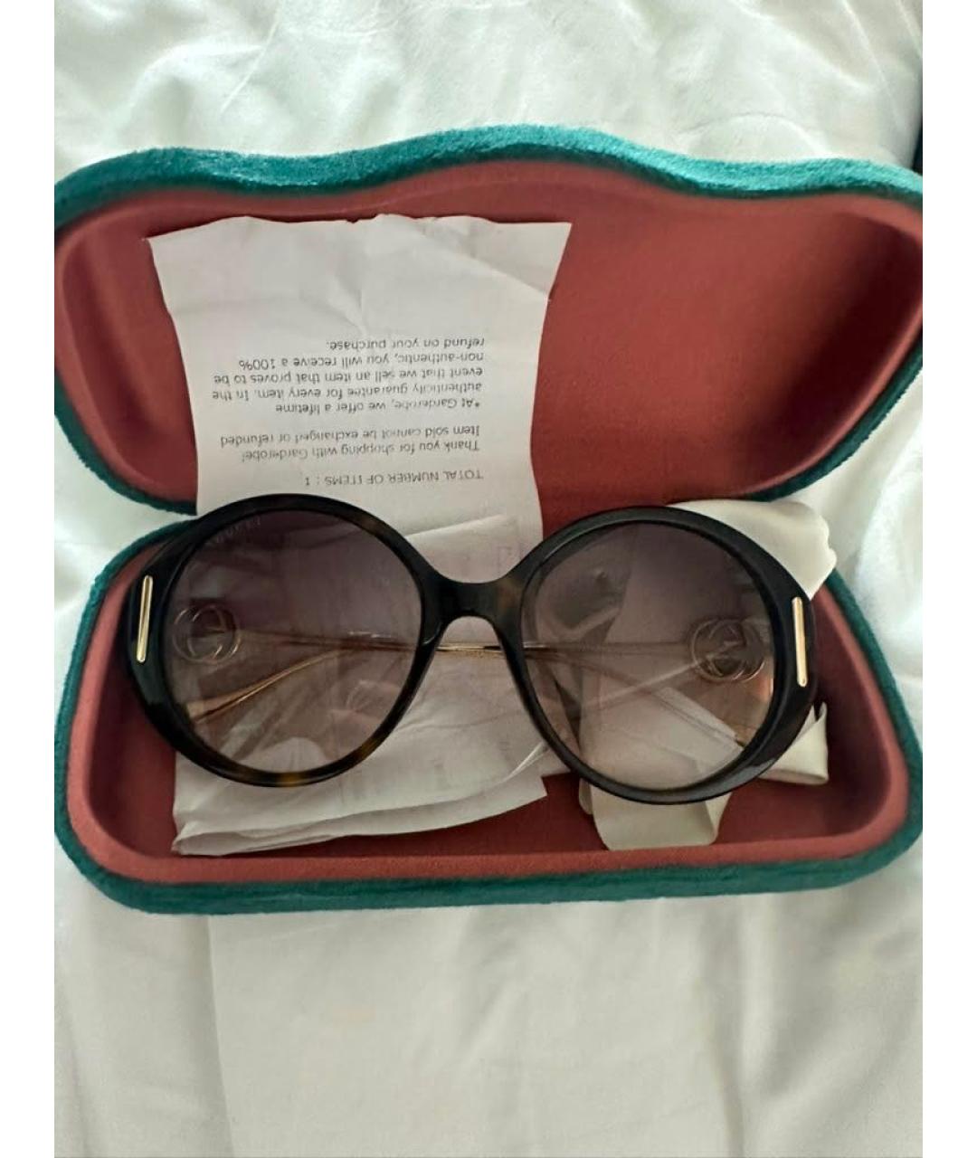 GUCCI Мульти пластиковые солнцезащитные очки, фото 4