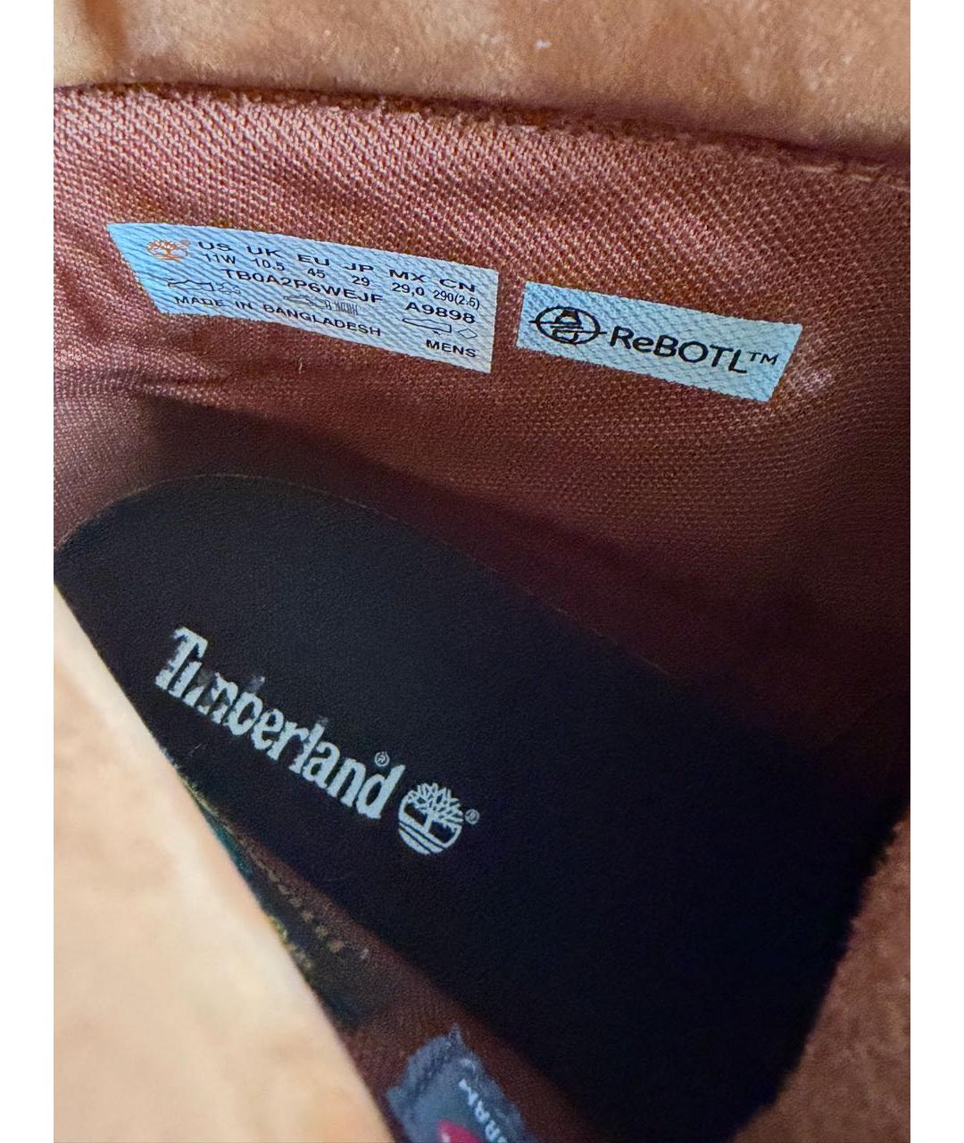 TIMBERLAND Черные нубуковые высокие ботинки, фото 5