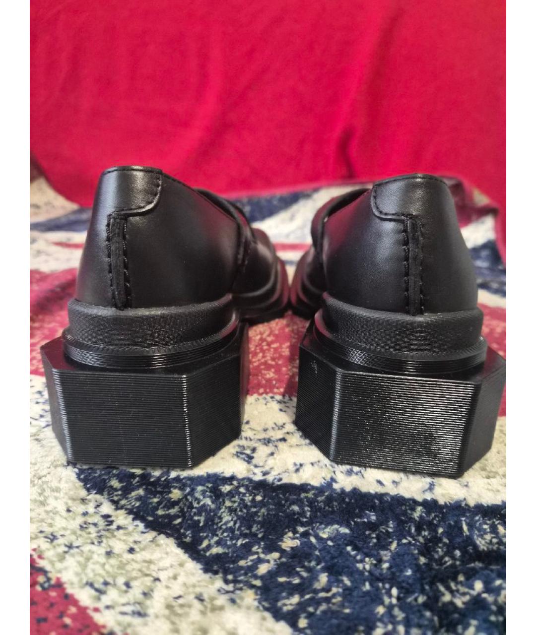 DR. MARTENS Черные кожаные туфли, фото 4